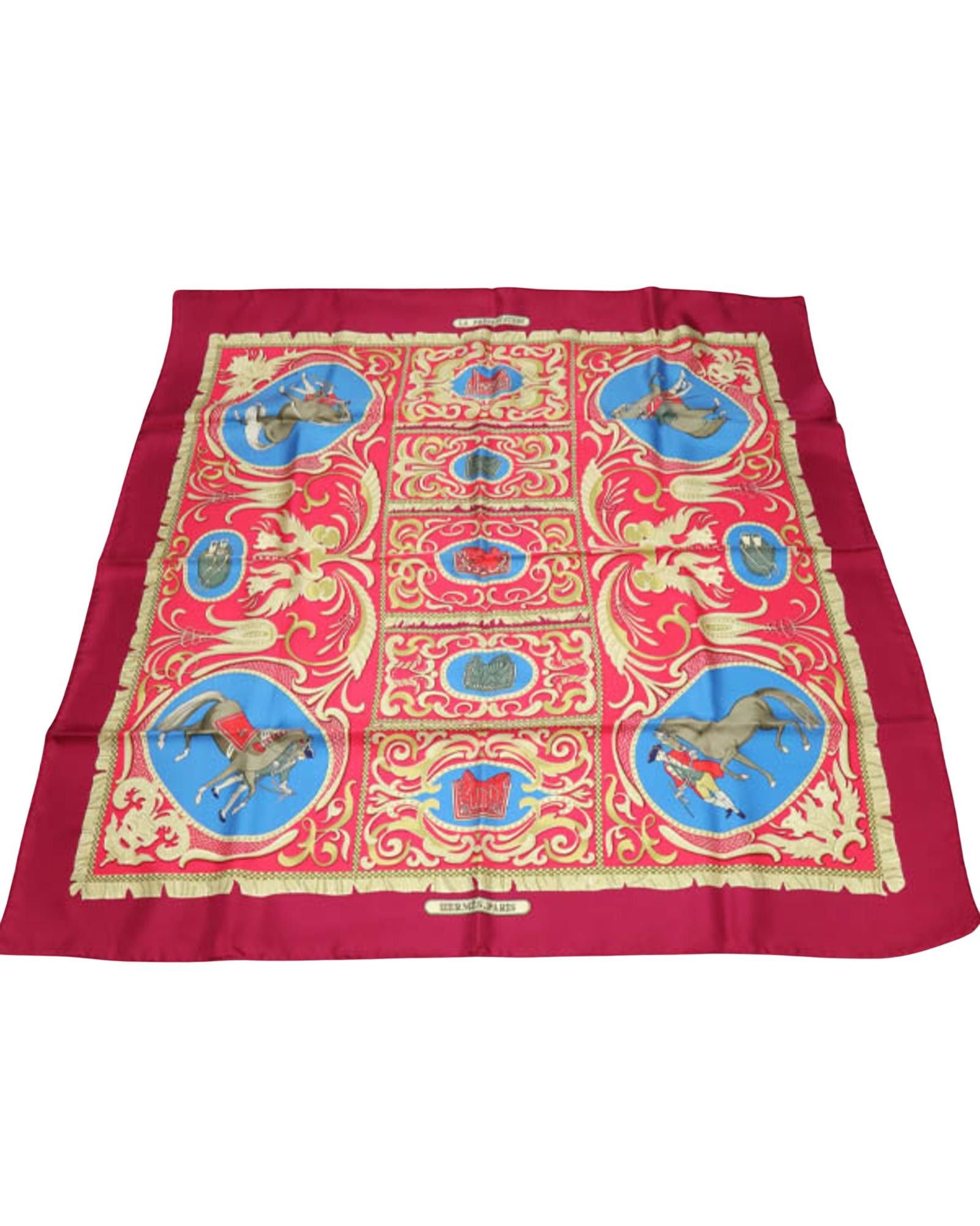 image of Hermes Silk Multicolour Iconic Scarf, Women's