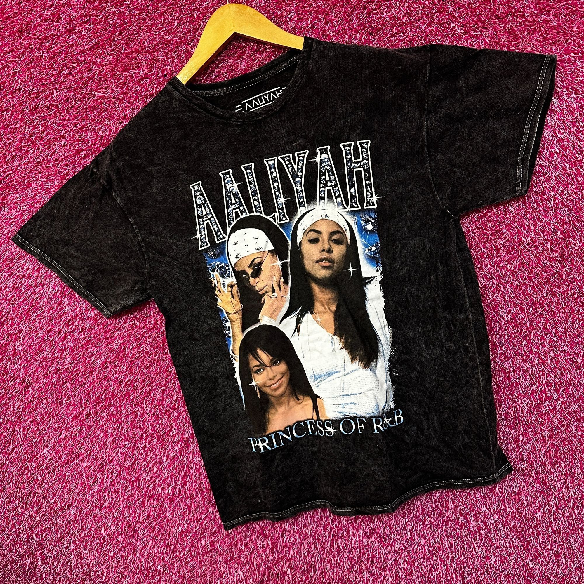 Other Aaliyah Princess Of Rnb Mineral Wash Tshirt size M/L Size US L / EU 52-54 / 3 - 3 Thumbnail