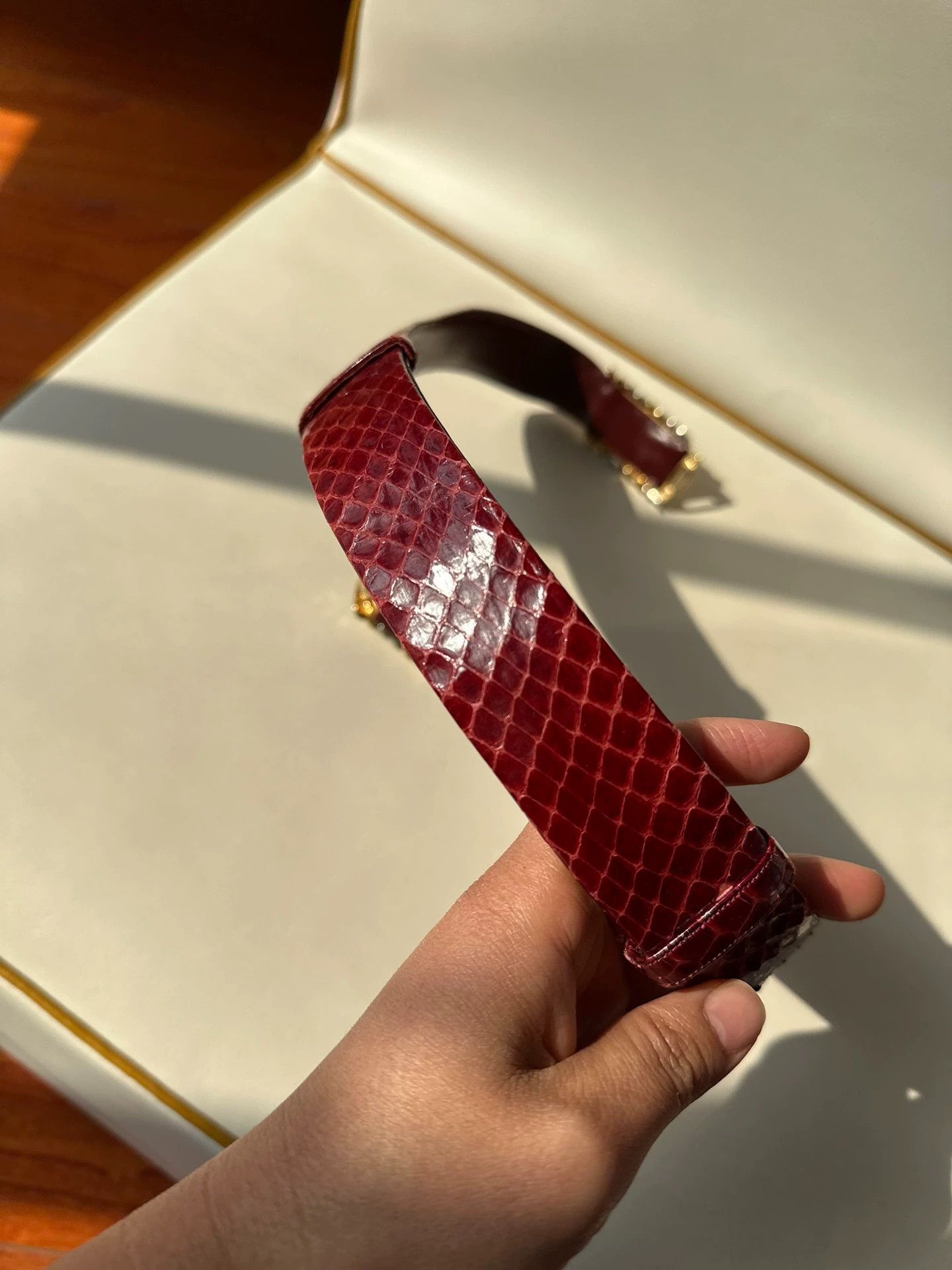Judith Leiber Judith Leiber Rare Leather Waist Belt Vibrant OS Size ONE SIZE - 4 Thumbnail