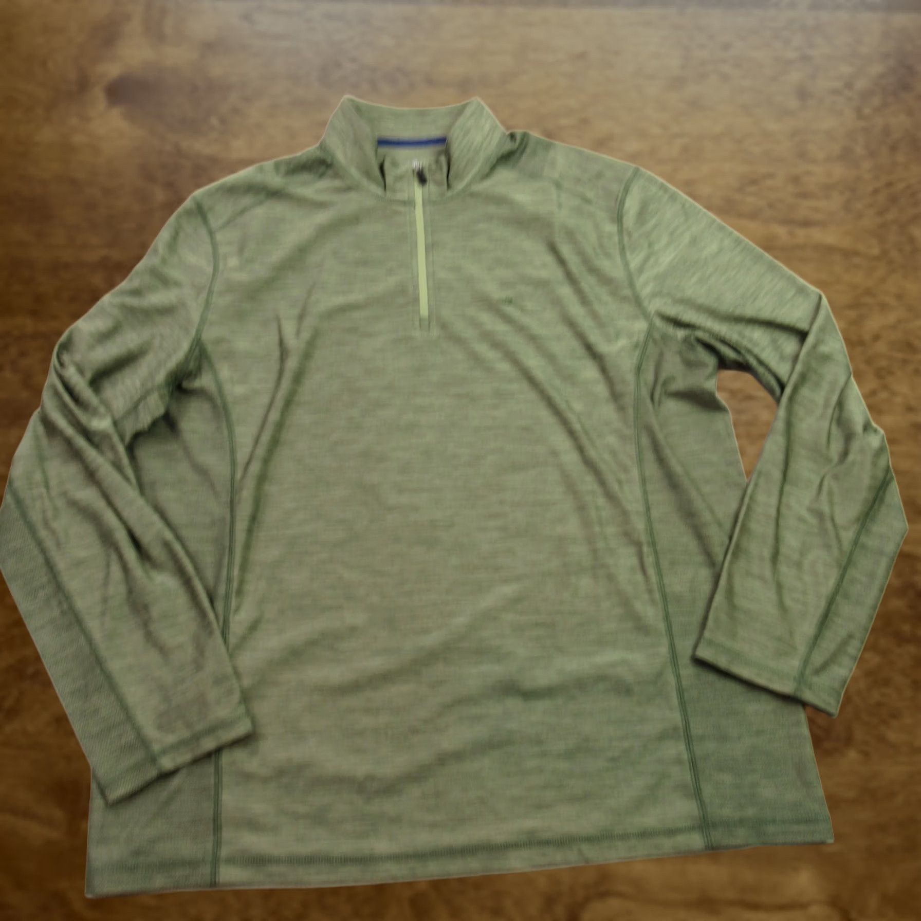 Tommy Bahama Tommy Bahama Shirt Mens Large Long Sleeve Golf Outdoor Casual 1/4 Zip Green Size US L / EU 52-54 / 3 - 1 Thumbnail