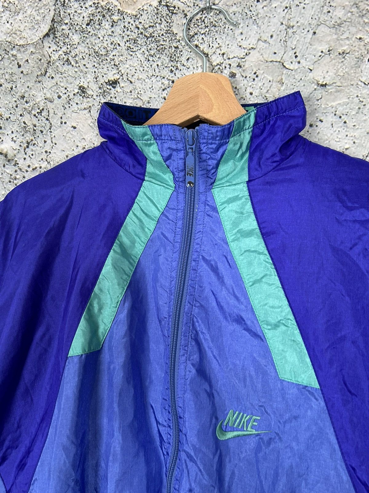 Nike Vintage Nike 90s Just Do It Light Nylon Jacket Hype Size US S / EU 44-46 / 1 - 4 Thumbnail