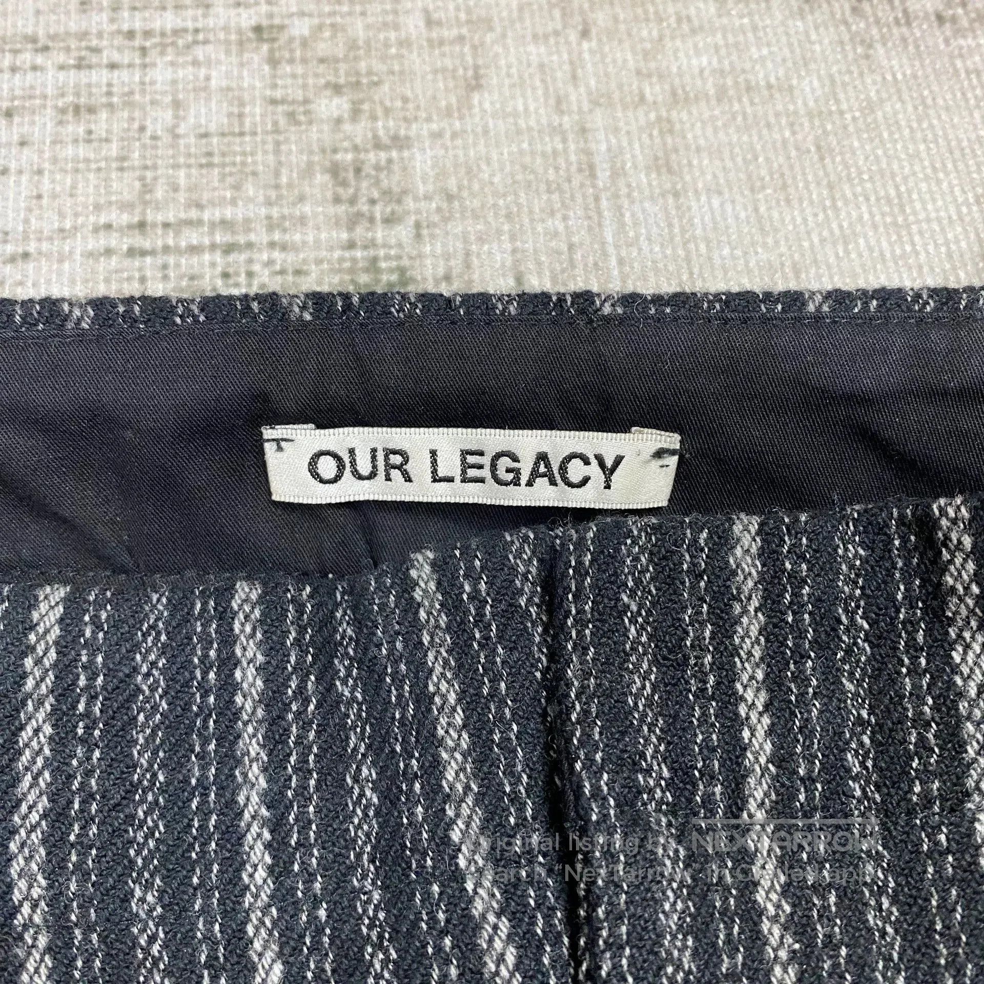 Our Legacy OUR LEGACY Wool Blend Striped Casual Pants. Size US 30 / EU 46 - 3 Thumbnail