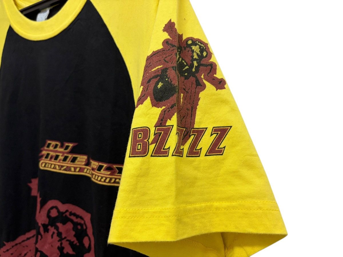 Band Tees 90s 1996 DJ FLY BONZAI LIGHTNING RECORDS HOUSE TRANCE TECHNO Size US XL / EU 56 / 4 - 7 Thumbnail