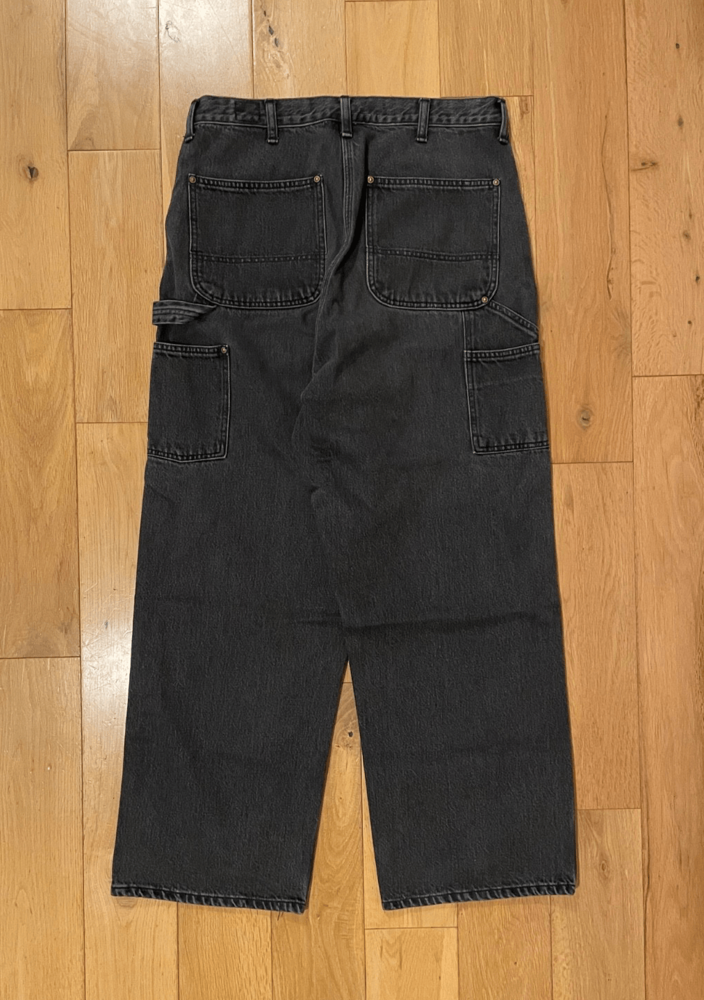 Orslow orSlow Dad's Fit Painter Pants Black Stone Denim Size 2 Size US 32 / EU 48 - 2 Thumbnail