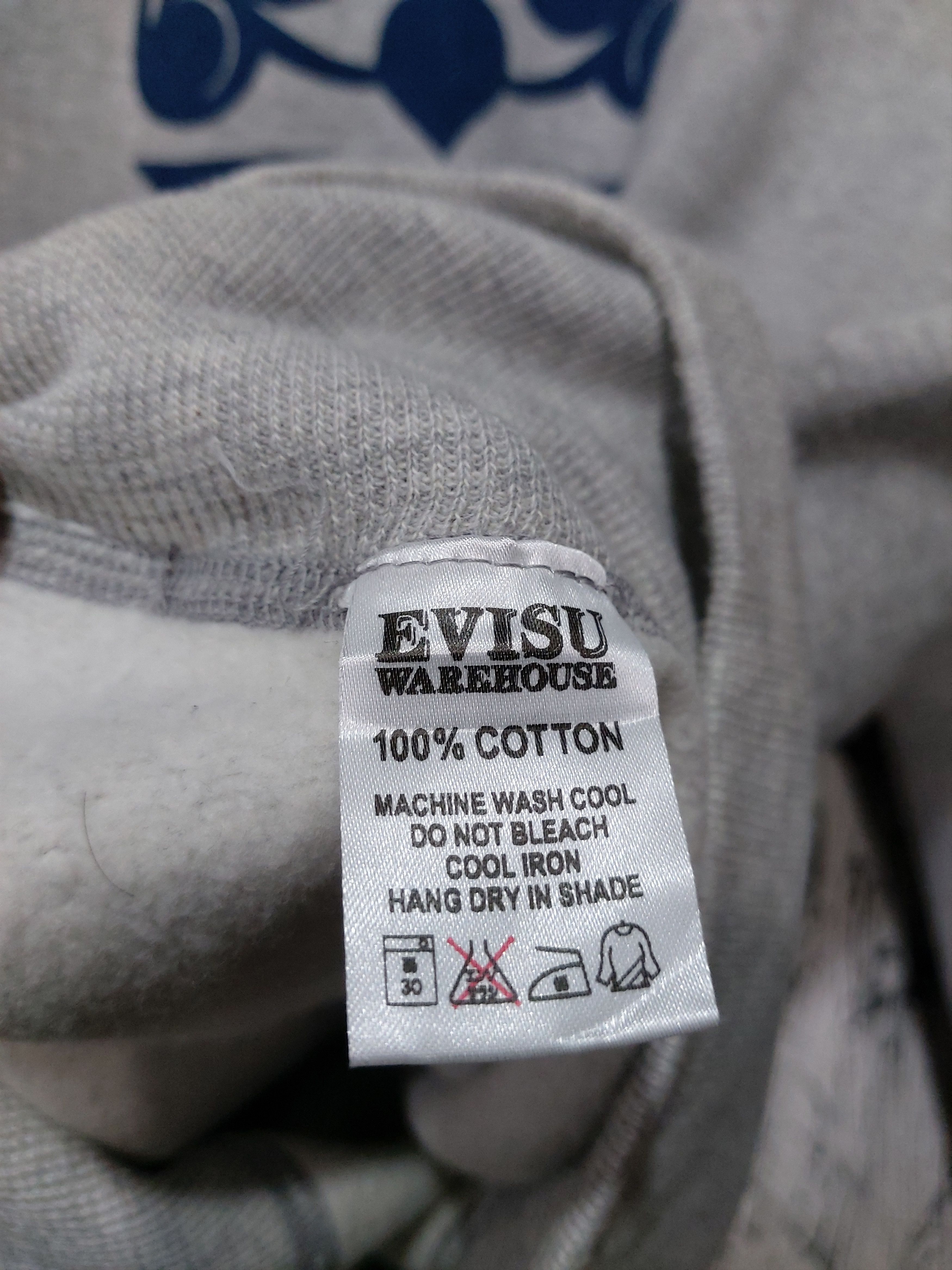 Evisu 90'S OG EVISU GODHEAD LOGO HOODIE Size US M / EU 48-50 / 2 - 6 Thumbnail