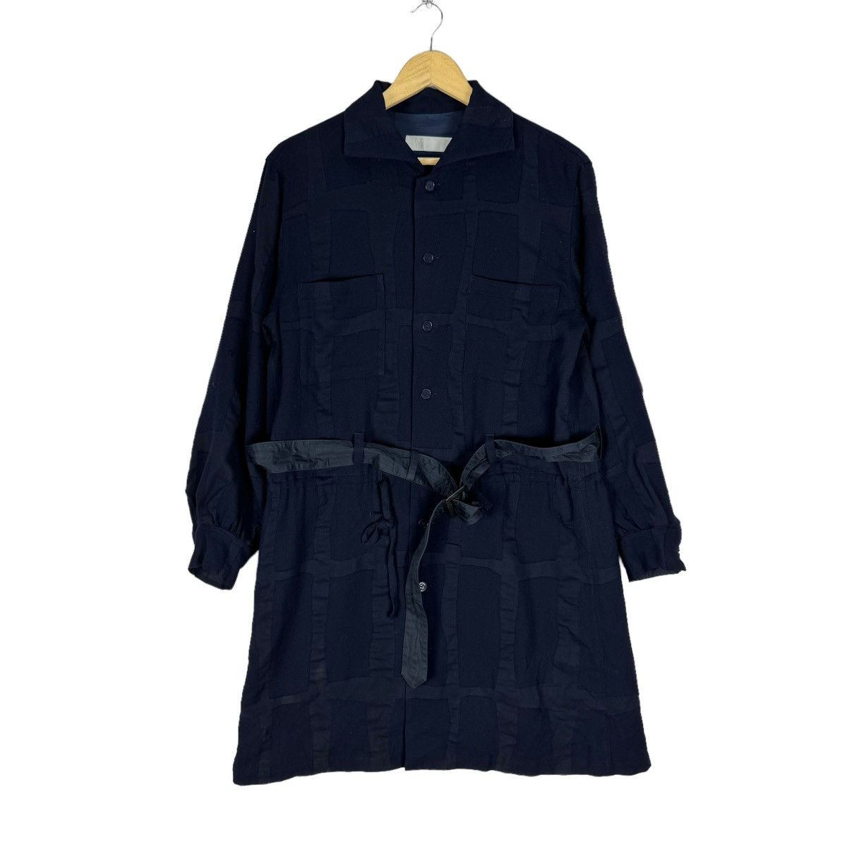 Yohji Yamamoto 🔥WORKSHOP YOHJI YAMAMOTO STRIPED BUTTON JACKET Size US M / EU 48-50 / 2 - 2 Thumbnail