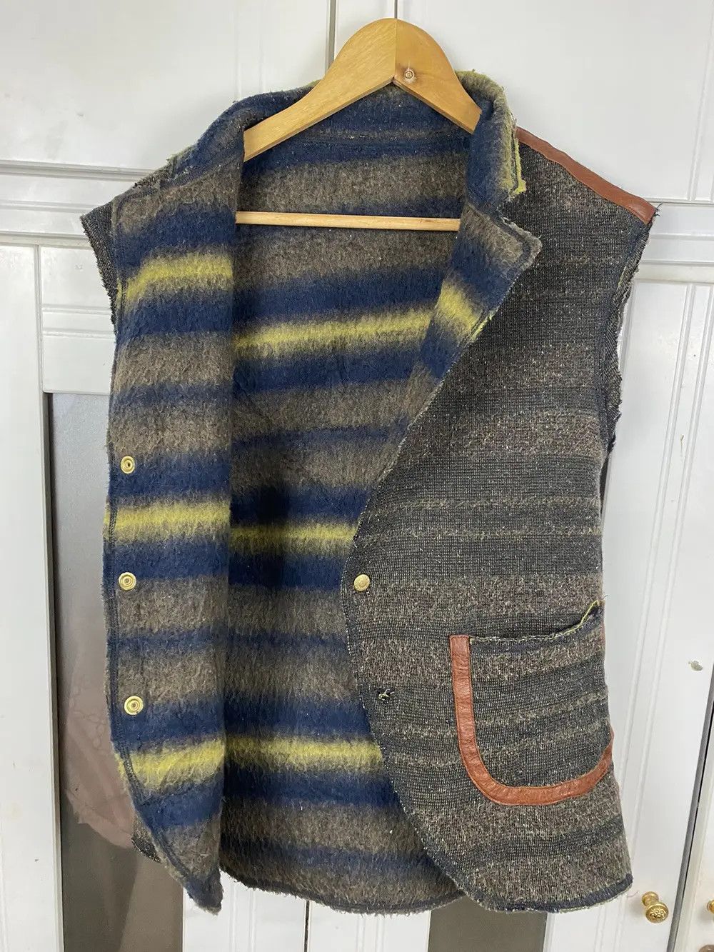 Kapital Vest Kapital Wool Leather Line Size US M / EU 48-50 / 2 - 15 Thumbnail
