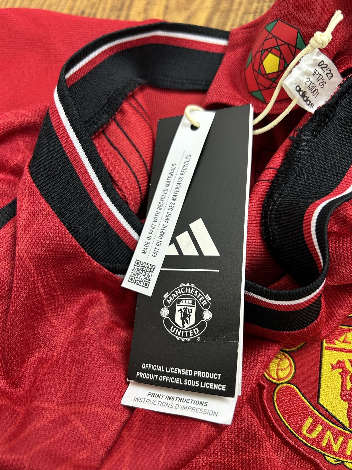 Adidas BNWT Adidas Manchester United 2023/24 Home Soccer Jersey M Size US M / EU 48-50 / 2 - 9 Thumbnail