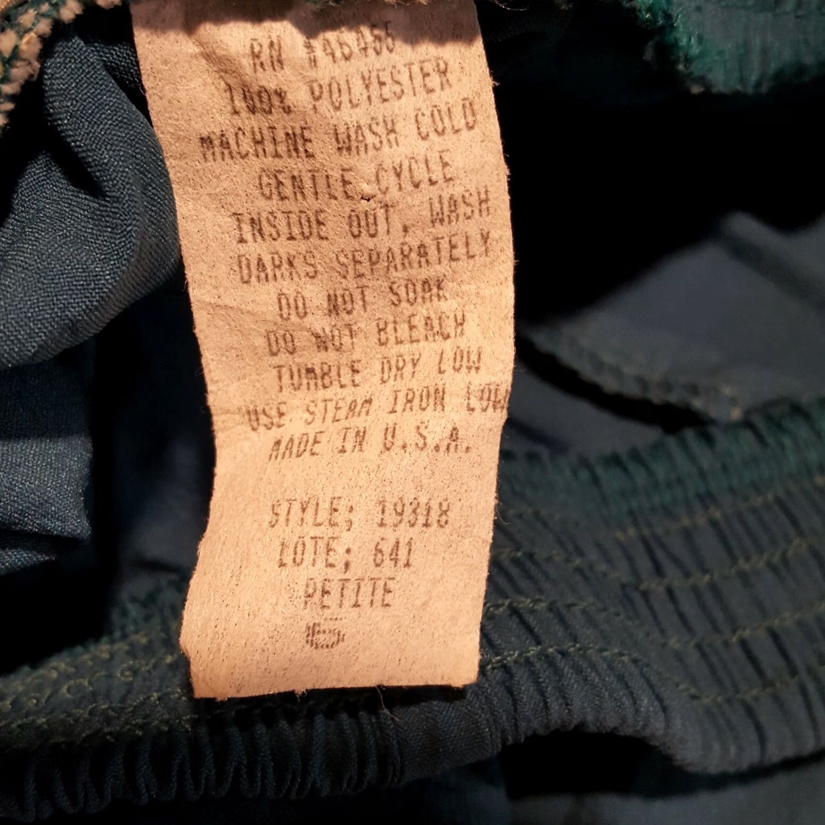 Vintage VINTAGE Regal Green Lightweight Women's Size 6 Petite Relaxed Pants Outdoor Golf 80s 90s Shaped Pockets Lounge Recreational Mens Womens Size 28" / US 6 / IT 42 - 7 Thumbnail