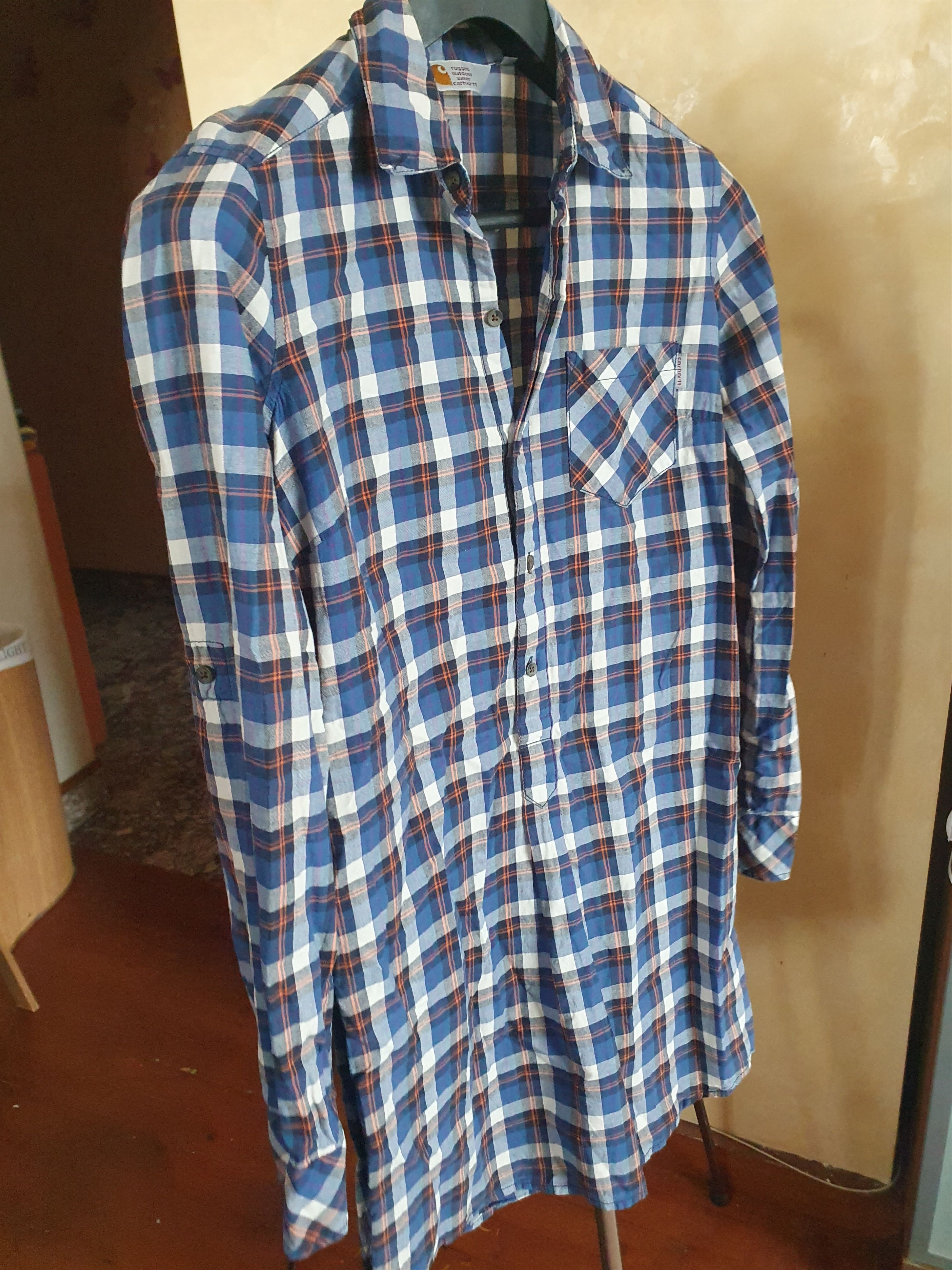Carhartt Carhartt Womens Dress Plaid Long Pocket Shirt sz S Size S / US 4 / IT 40 - 5 Thumbnail