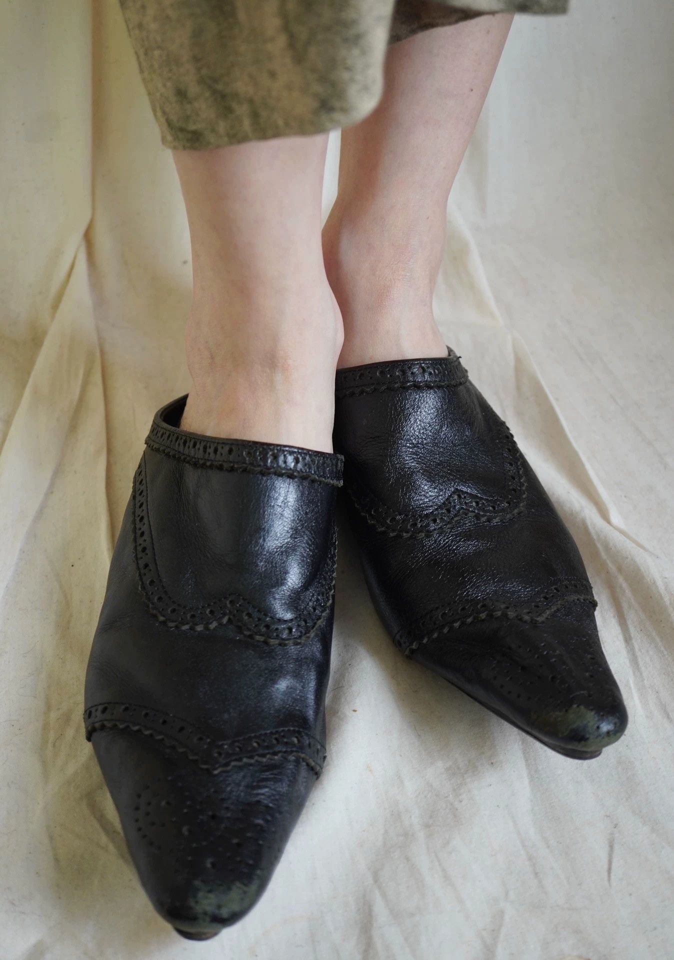 Junya Watanabe Junya Watanabe 2003SS Rare Low Heel Pointed Toe 36 8/10 Size US 5.5 / IT 35.5 - 4 Thumbnail