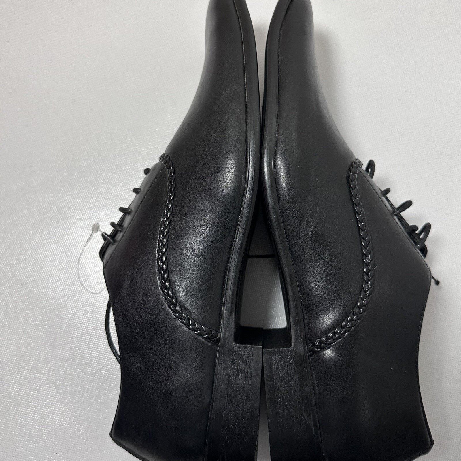 Other Xray Oxfords Dress Black Faux Leather Career Prom Wedding Size US 13 / EU 46 - 7 Thumbnail