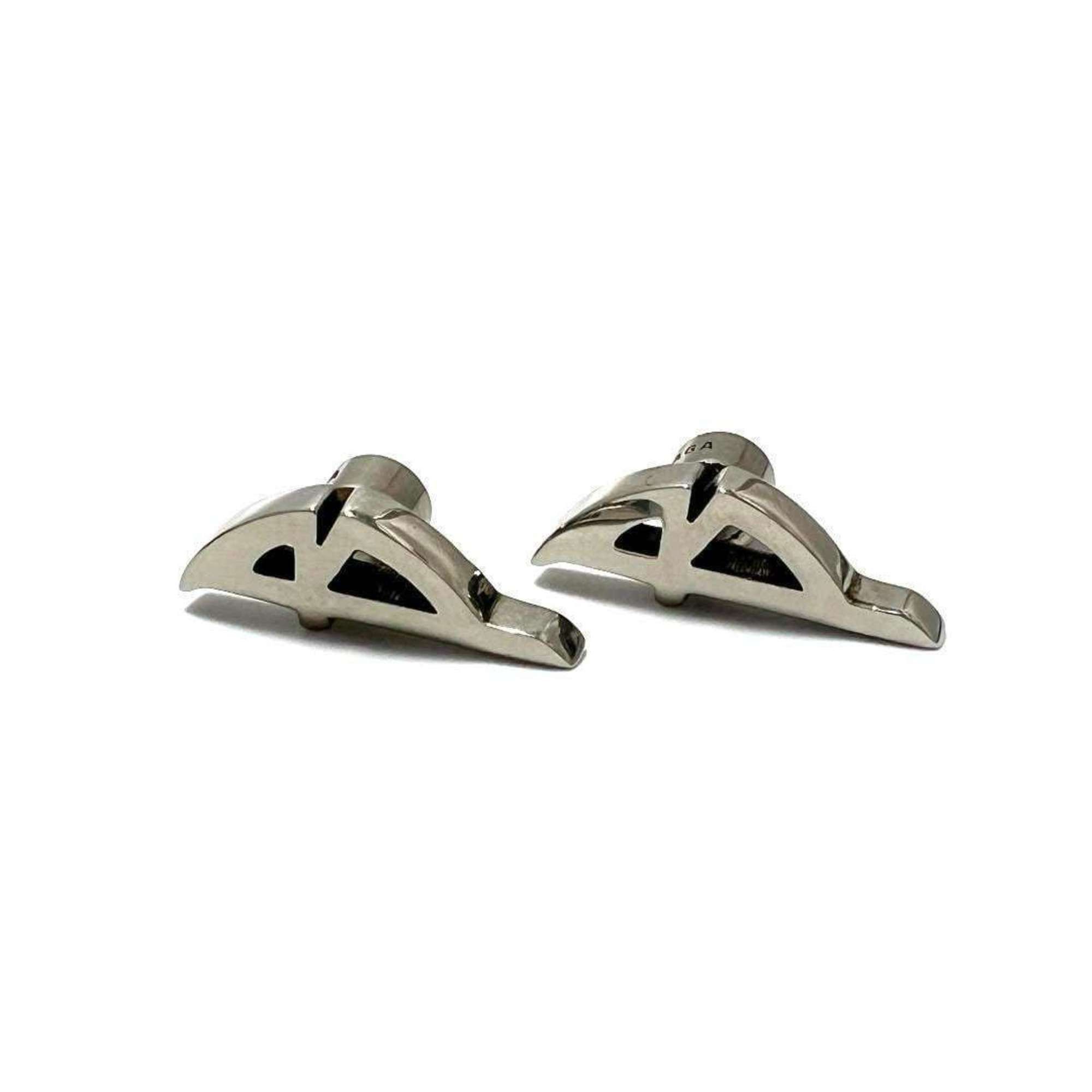 Balenciaga Balenciaga Men's and Women's Typo Metal Earrings Size ONE SIZE - 1 Thumbnail