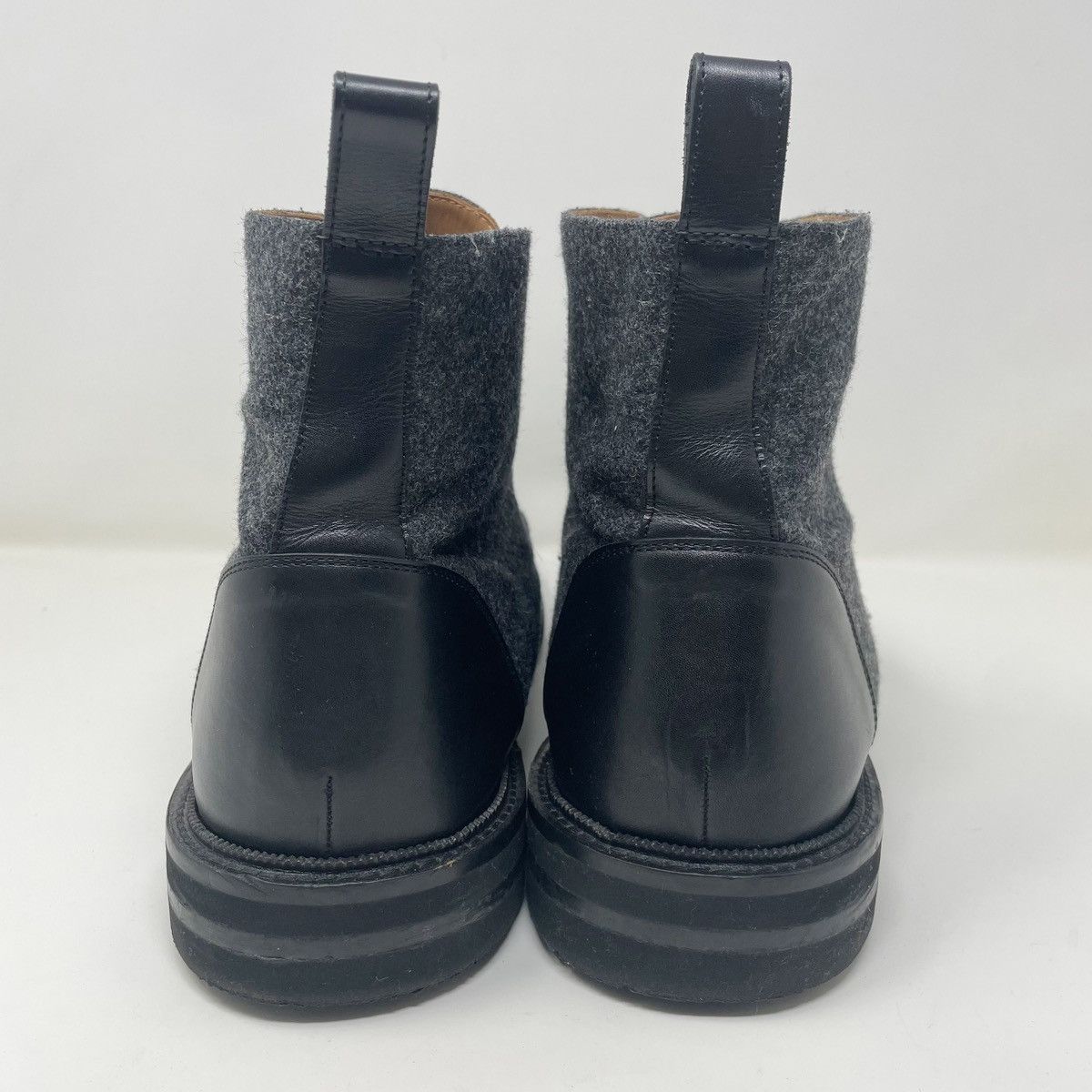TAFT Taft Jack Boots Size 48 Gray Wool Black Leather Size US 15 / EU 48 - 4 Thumbnail