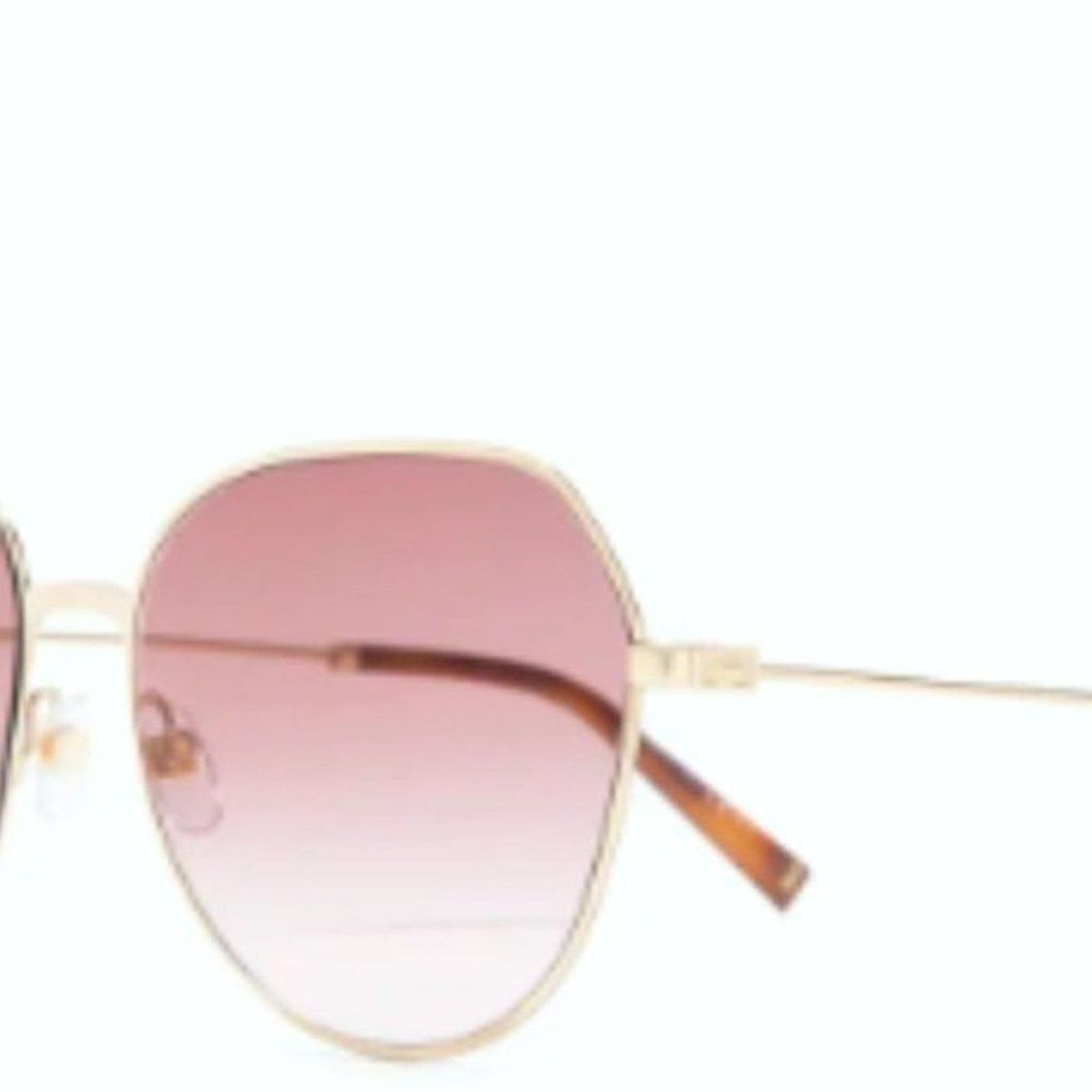 Givenchy Givenchy 60mm Gradient Sunglasses Gold Pink Size ONE SIZE - 4 Thumbnail