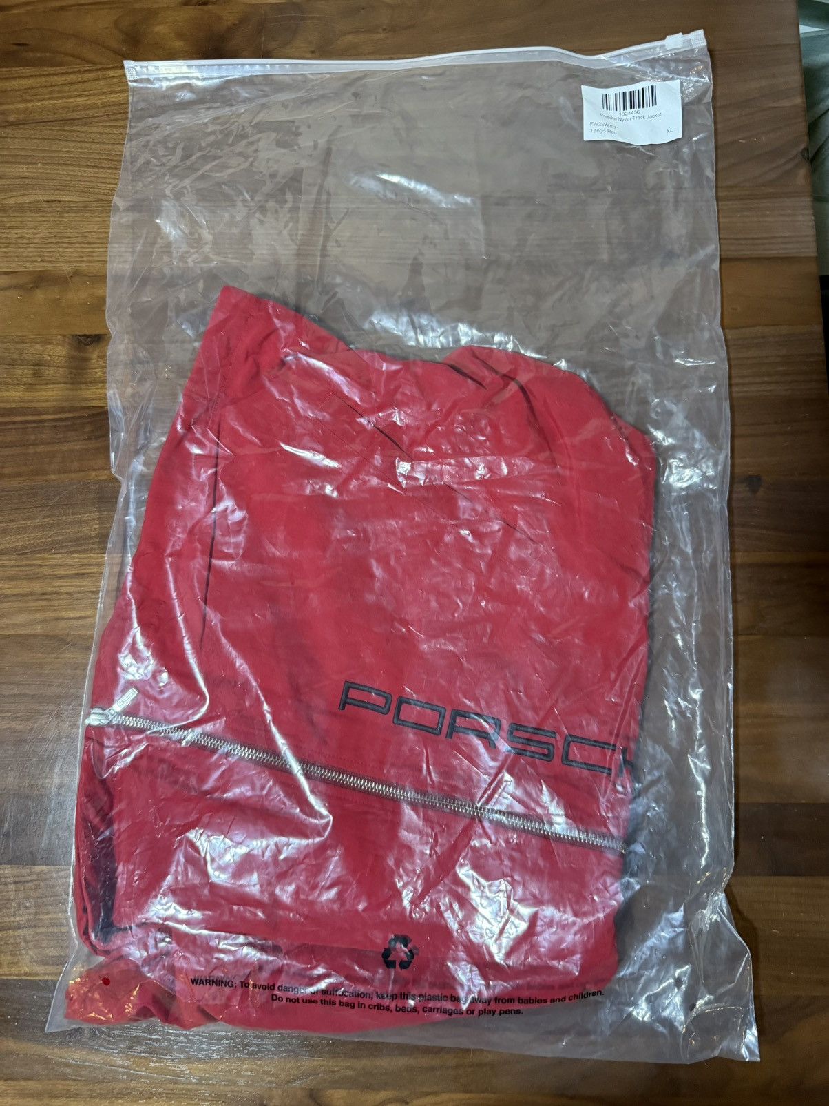 Aime Leon Dore × Porsche Design Aime Leon Dore ALD / Porsche Nylon Track Jacket Tango Red XL Size US XL / EU 56 / 4 - 9 Thumbnail