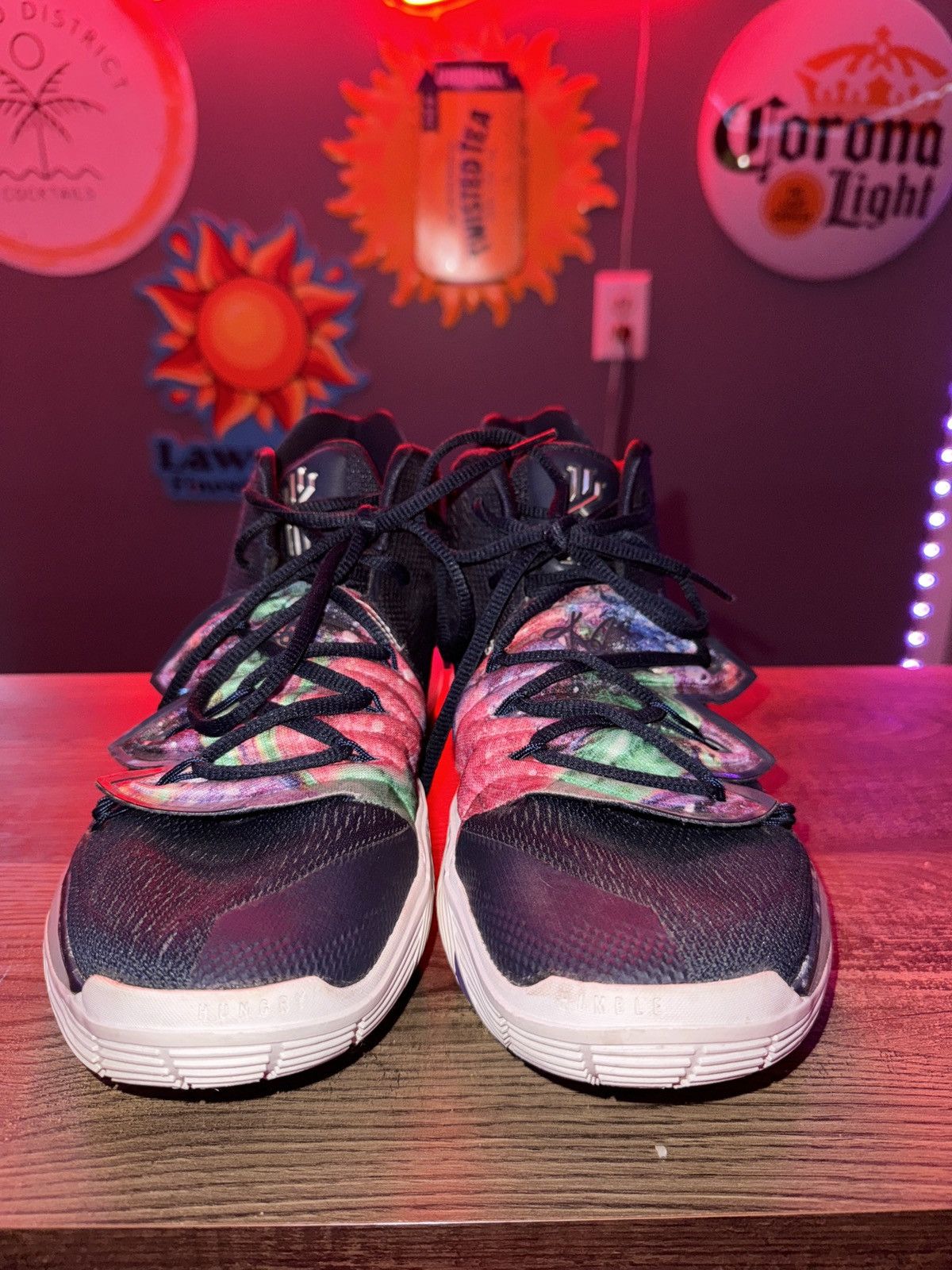 Nike Nike Kyrie 5 Multi Color Galaxy Size US 10 / EU 43 - 9 Thumbnail
