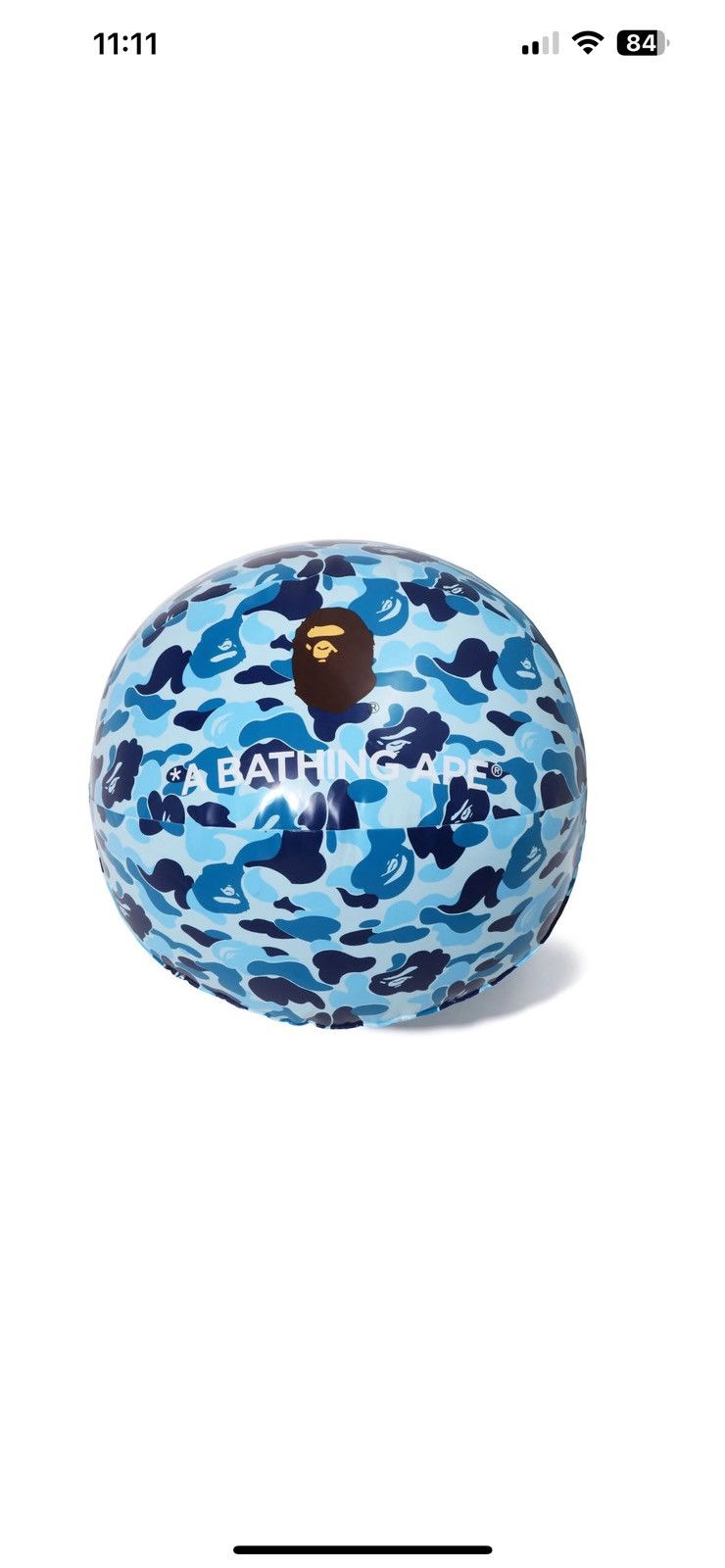 Bape Brand new A Bathing Ape Bape beach ball Size ONE SIZE - 1 Thumbnail