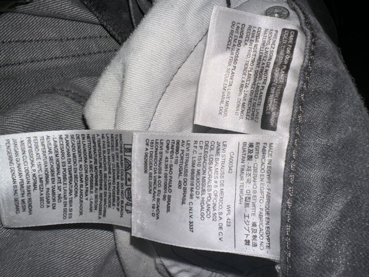 Levi's Levis 511 grey denim size 36/29 Size US 36 / EU 52 - 6 Thumbnail