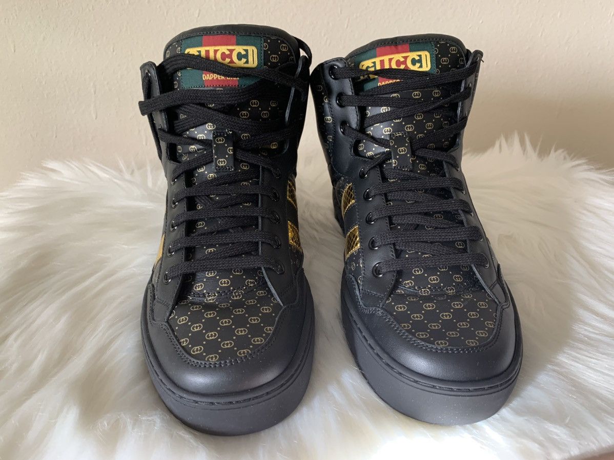 Gucci Gucci x Dapper Dan Hi-Top Sneakers Size US 7.5 / EU 40-41 - 4 Thumbnail