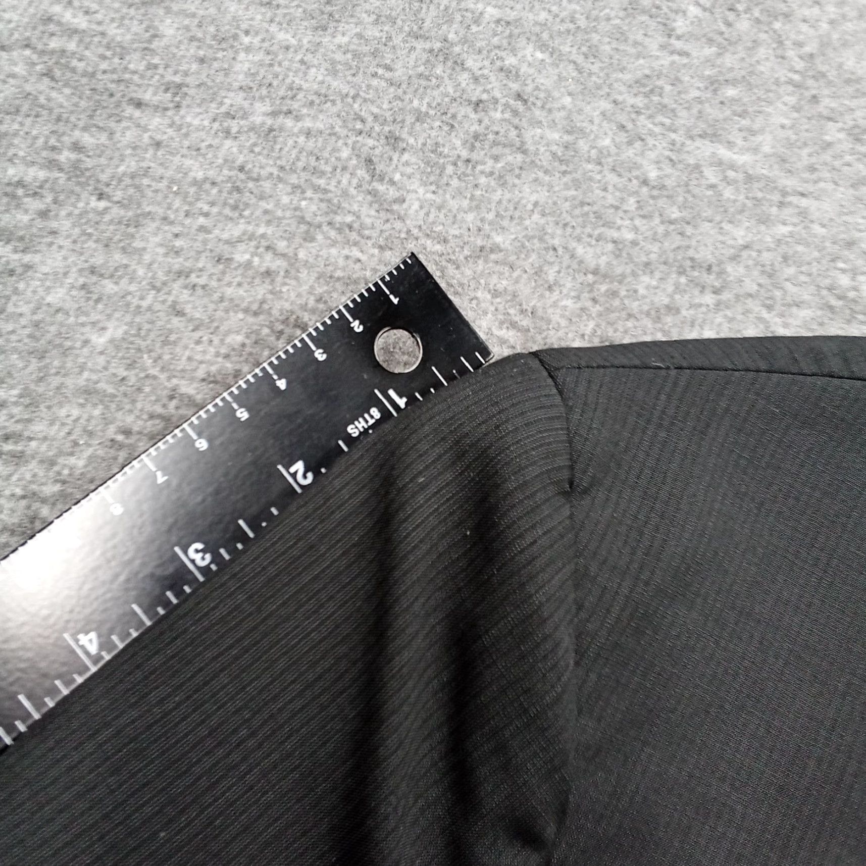 Joseph Abboud VINTAGE Joseph Abboud Blazer Men 46R Black Wool Solid Classic USA Size 46R - 7 Thumbnail