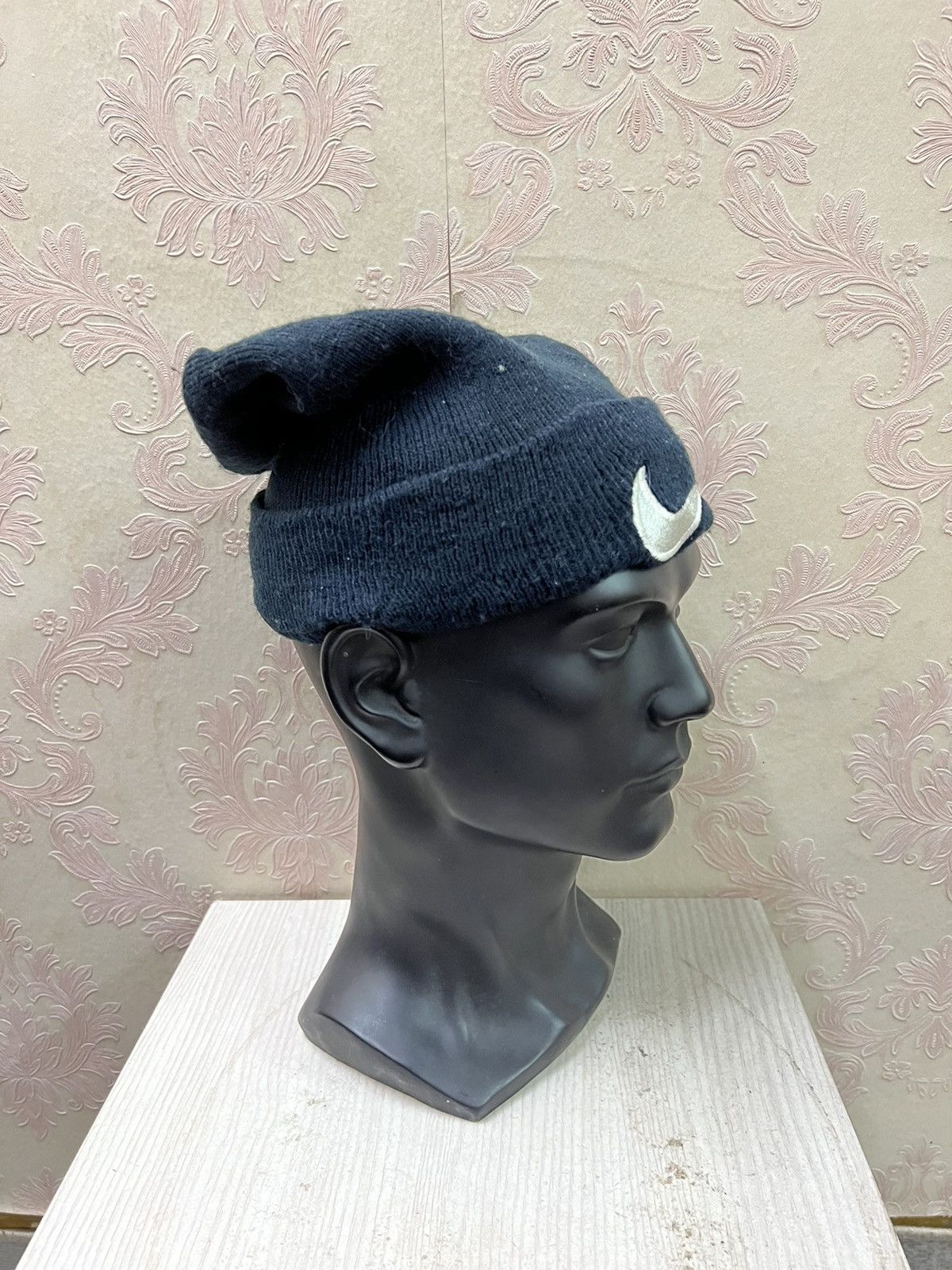 Nike Vintage Nike Swoosh Beanie Hats Size ONE SIZE - 4 Thumbnail