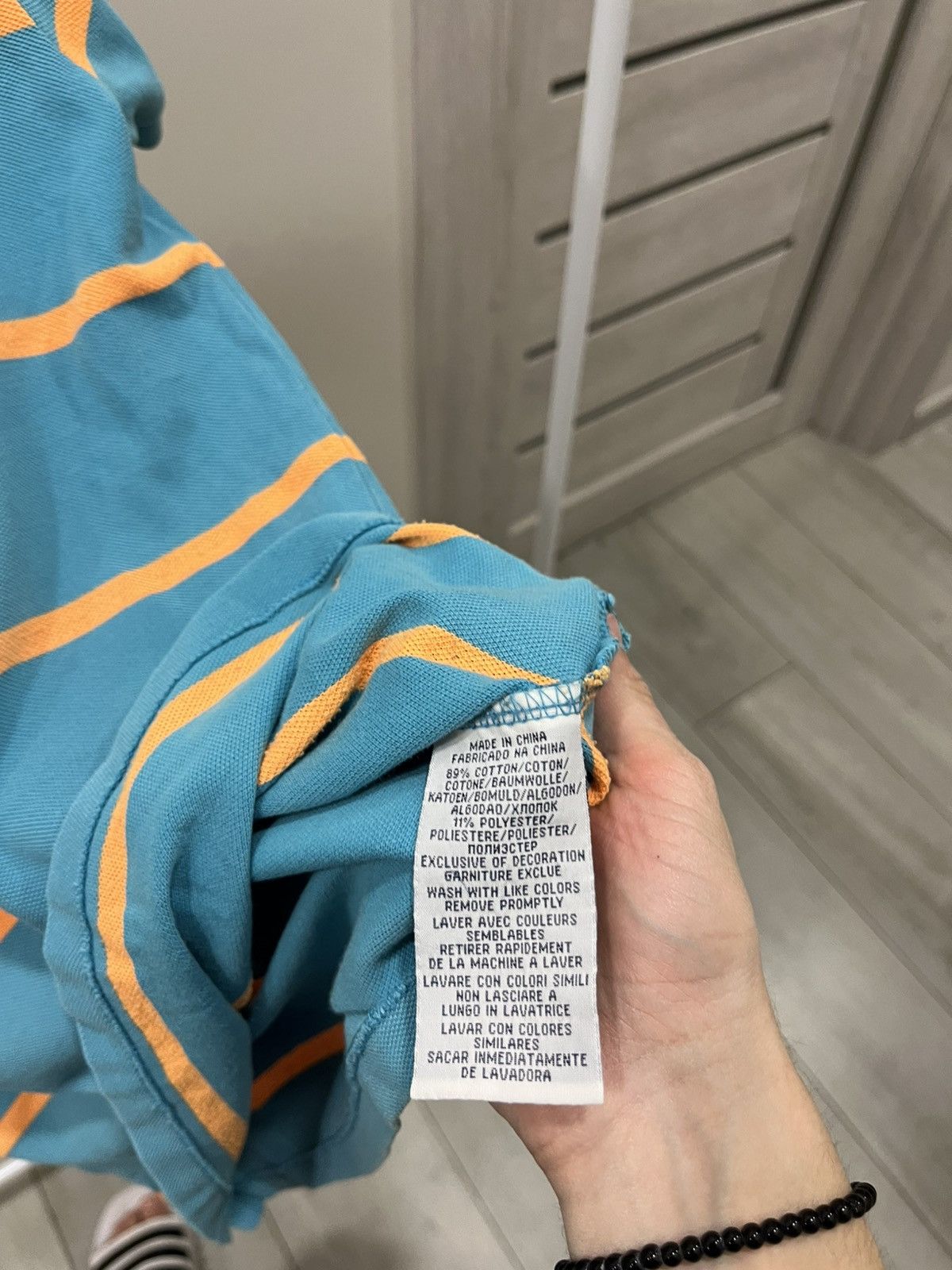 Japanese Brand Vintage 90s Polo Ralph Lauren Polos Blue Striped Y2K Size US S / EU 44-46 / 1 - 5 Thumbnail
