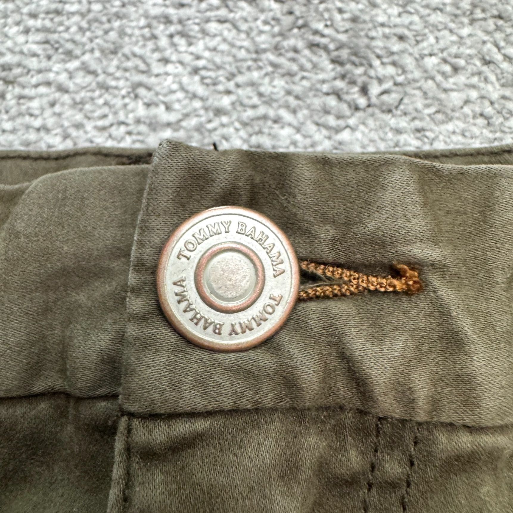 Tommy Bahama Tommy Bahama Chino Pants 5-Pocket Straight Leg Mens 34x32 Olive Green Casual Workwear Knit Cotton Obvious 5-Pocket Design Size US 34 / EU 50 - 3 Thumbnail