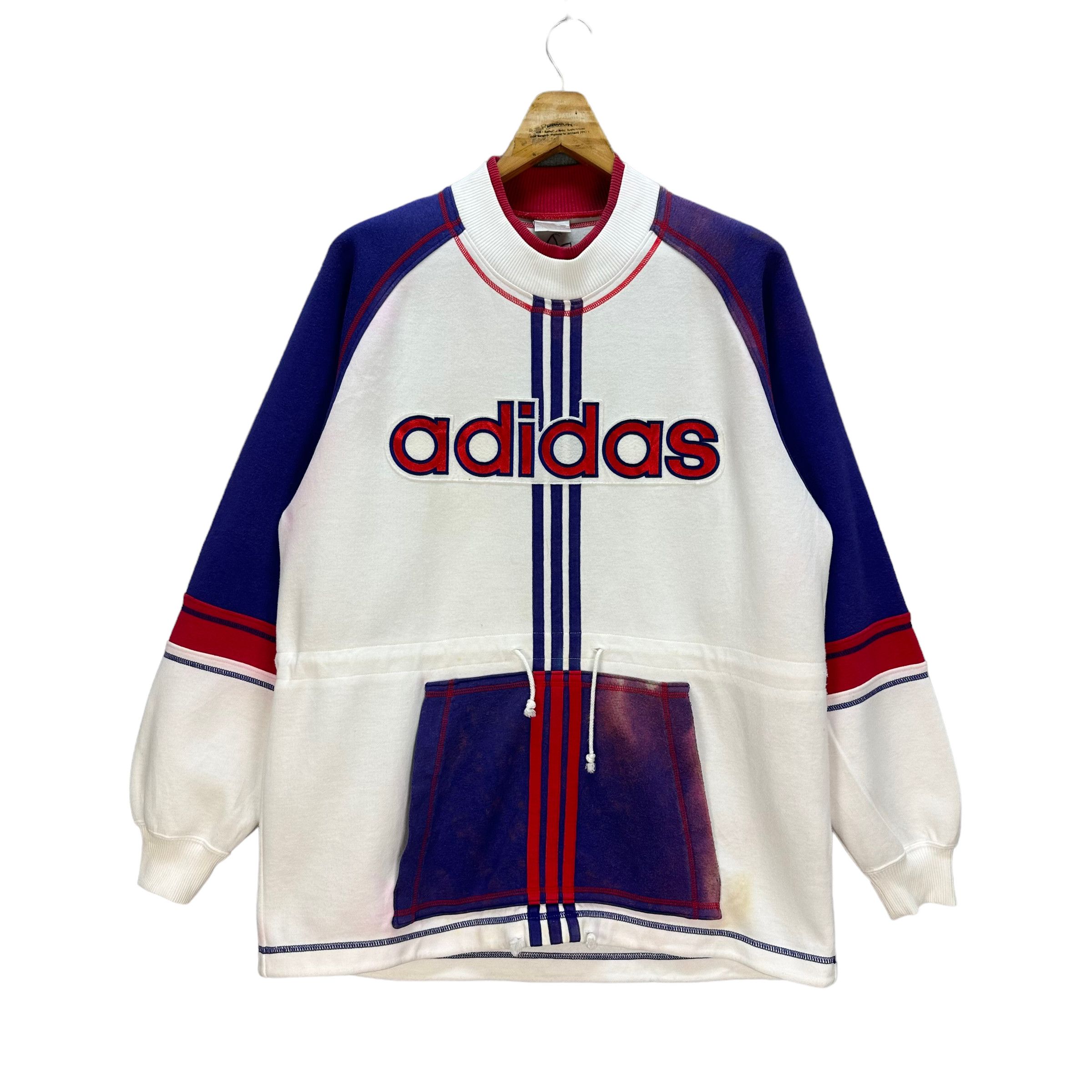 VINTAGE ADIDAS TREFOIL BIG LOGO JUMPER #8204-212