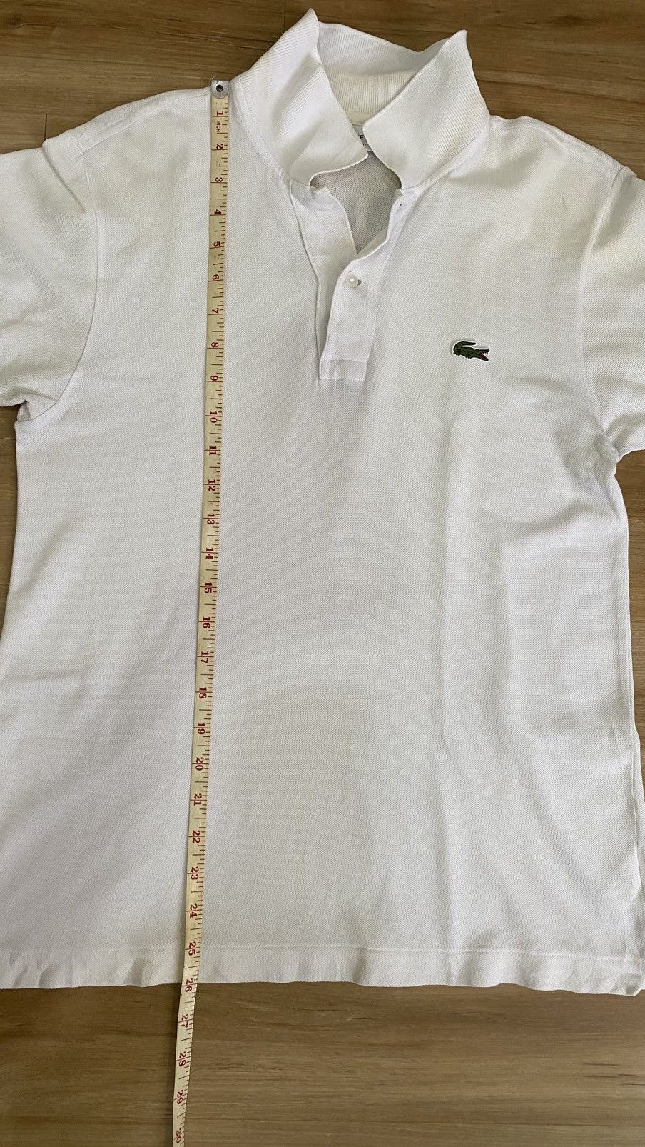 Lacoste Lacoste L1212AL Classic Fit White Polo Shirt Size US XS Size US XS / EU 42 / 0 - 8 Thumbnail
