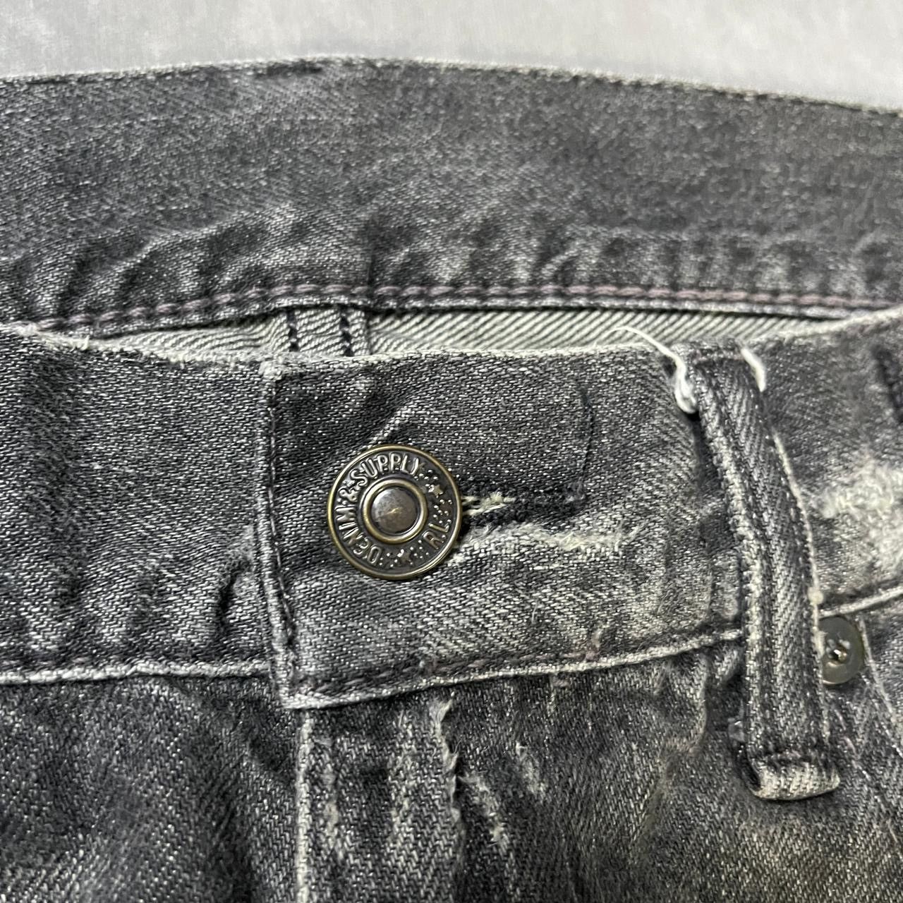 Number (N)ine 2000s Japanese RRL Ppfm Tornado Distressed Raw y2k Lgb Ifsix Size US 29 - 6 Thumbnail