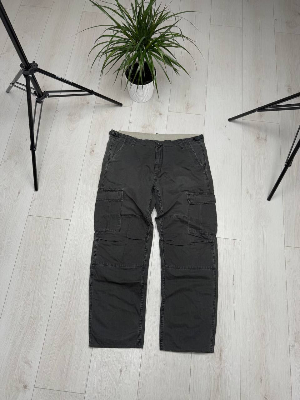 Carhartt Vintage Carhartt olive cargo aviation pants 36x32 Size US 34 / EU 50 - 2 Thumbnail