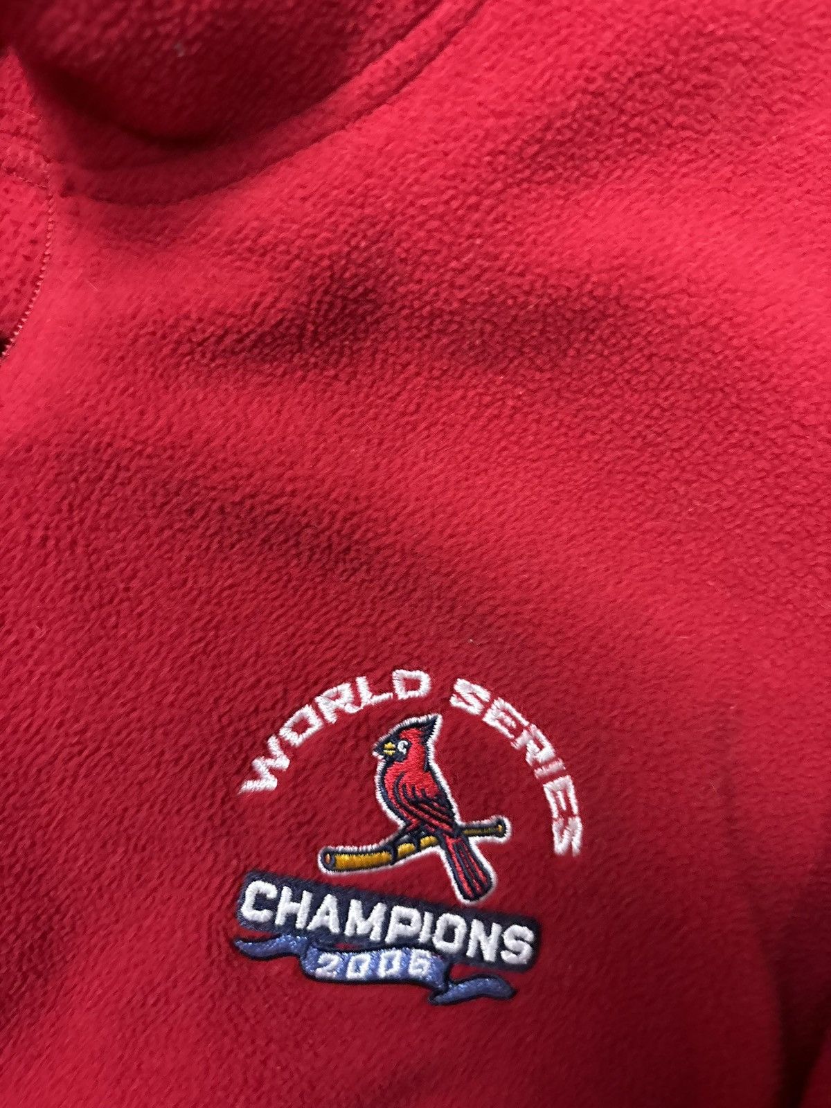 MLB Vintage 2000’s St. Louis Cardinals fleece half zip pullover Size US XXL / EU 58 / 5 - 3 Thumbnail