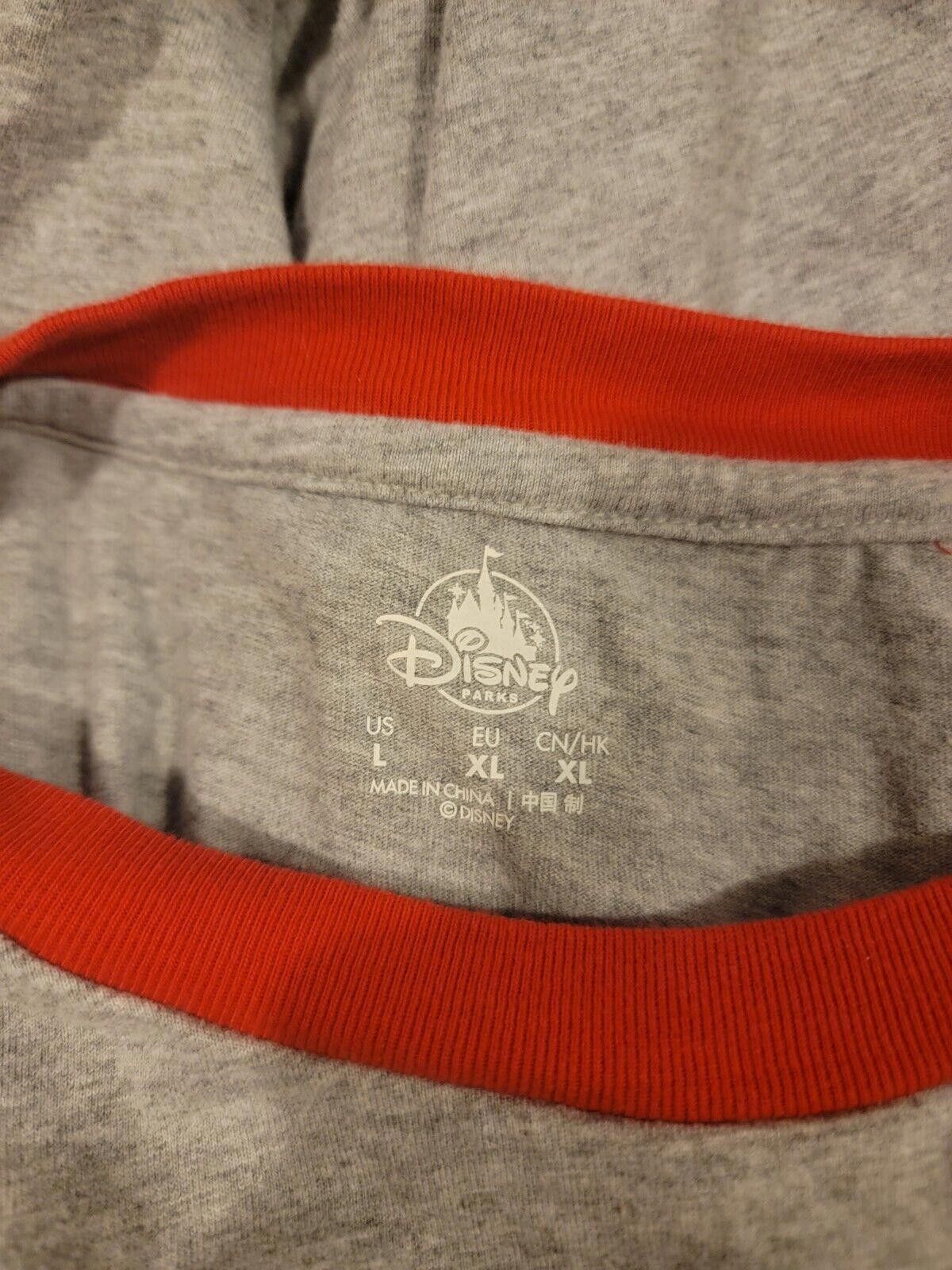 Disney Disney Ringer Shirt Disneyland Resort Gray Slim Fit Large Size ONE SIZE - 4 Thumbnail