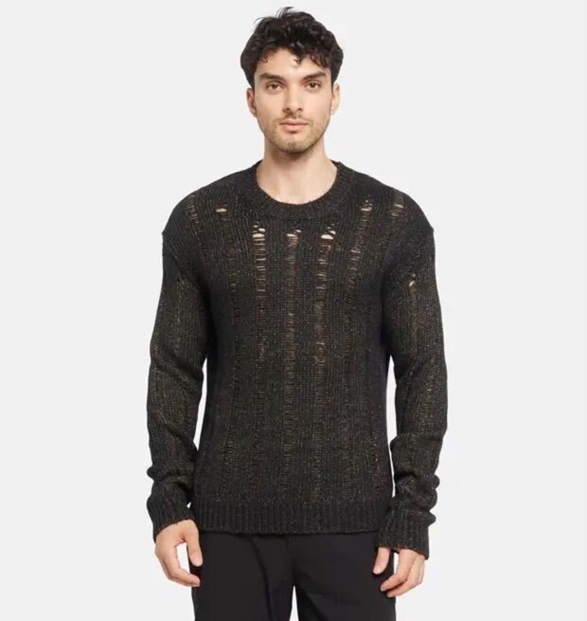 Uma Wang BNWT 🔥 UMA WANG HOLES DISTRESSED KNIT Size US S / EU 44-46 / 1 - 5 Thumbnail
