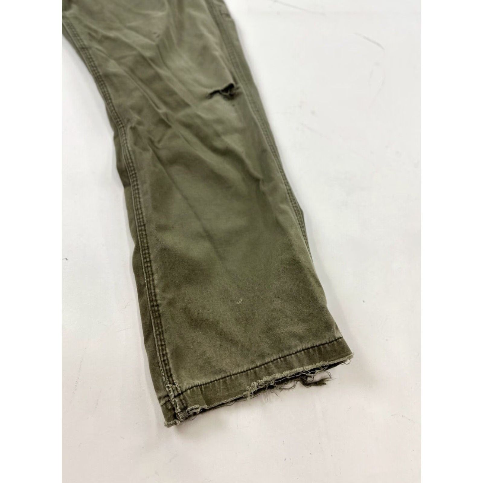 Carhartt Carhartt Green Carpenter Pants Men's 36x28 Relaxed Fit Cotton Canvas USA Size US 36 / EU 52 - 5 Thumbnail