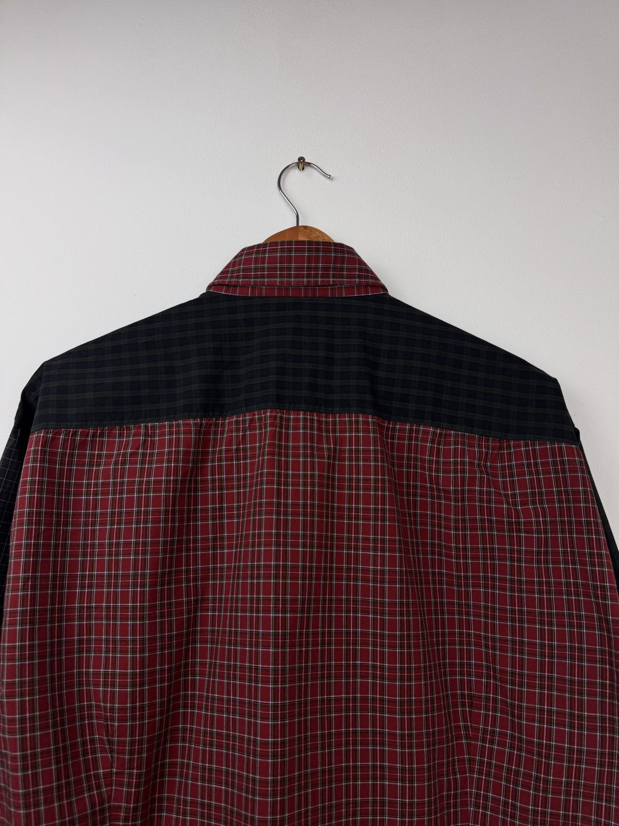 Salvatore Piccolo Salvatore Piccolo Men Cotton Shirt Checkered Red/Dark Green Size US L / EU 52-54 / 3 - 7 Thumbnail