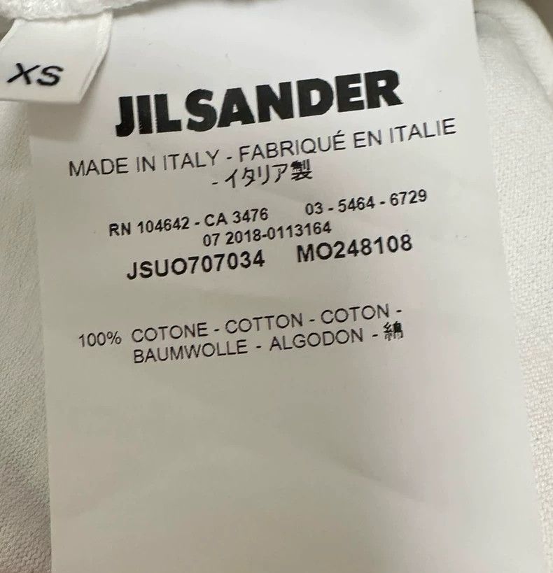 Jil Sander Jil Sander brand new T-shirt Size XS / US 0-2 / IT 36-38 - 2 Thumbnail
