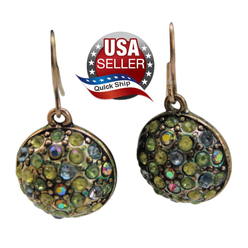 Other Avon Ninna Ricci Earrings 1" Drop Aurora Borealis • Hooked Size ONE SIZE - 1 Thumbnail