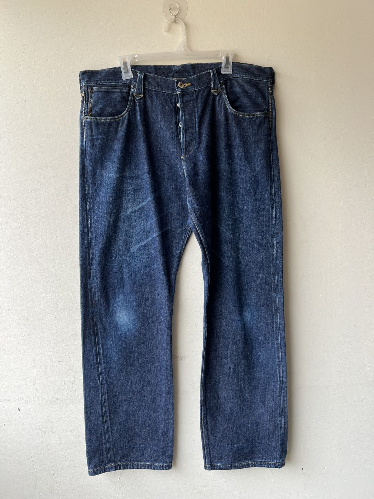 WEST RIDE West Ride Cycle Togs Japan Fade Blue Denim Selvedge Jeans Size US 38 / EU 54 - 2 Thumbnail