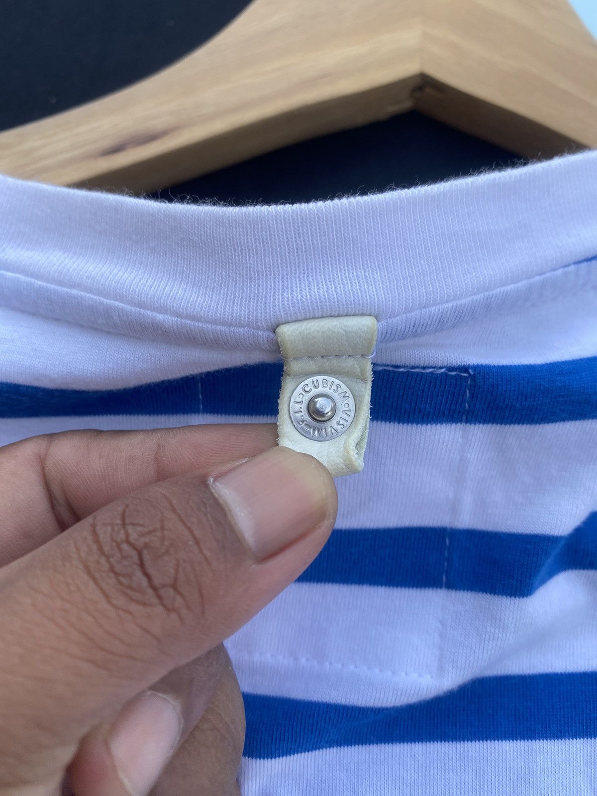 Visvim Rare Visvim Cubism Stripes Tshirt Size US S / EU 44-46 / 1 - 25 Thumbnail