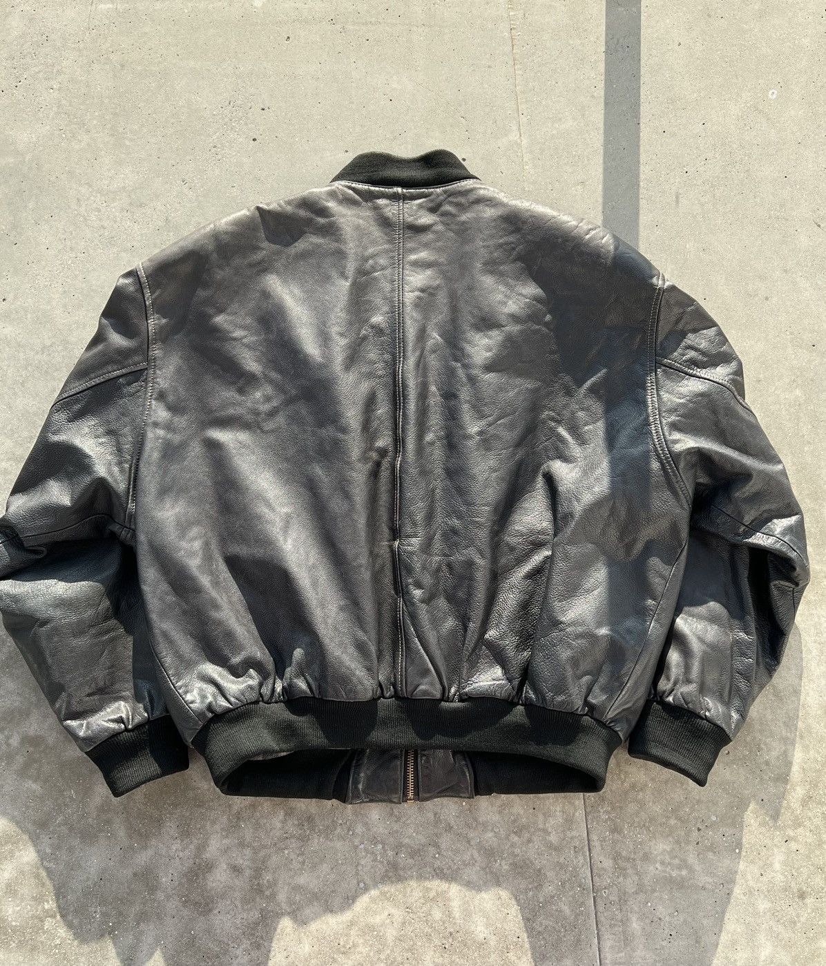 Joop! × Vintage Vintage JOOP leather bomber jacket rare Size US L / EU 52-54 / 3 - 6 Thumbnail