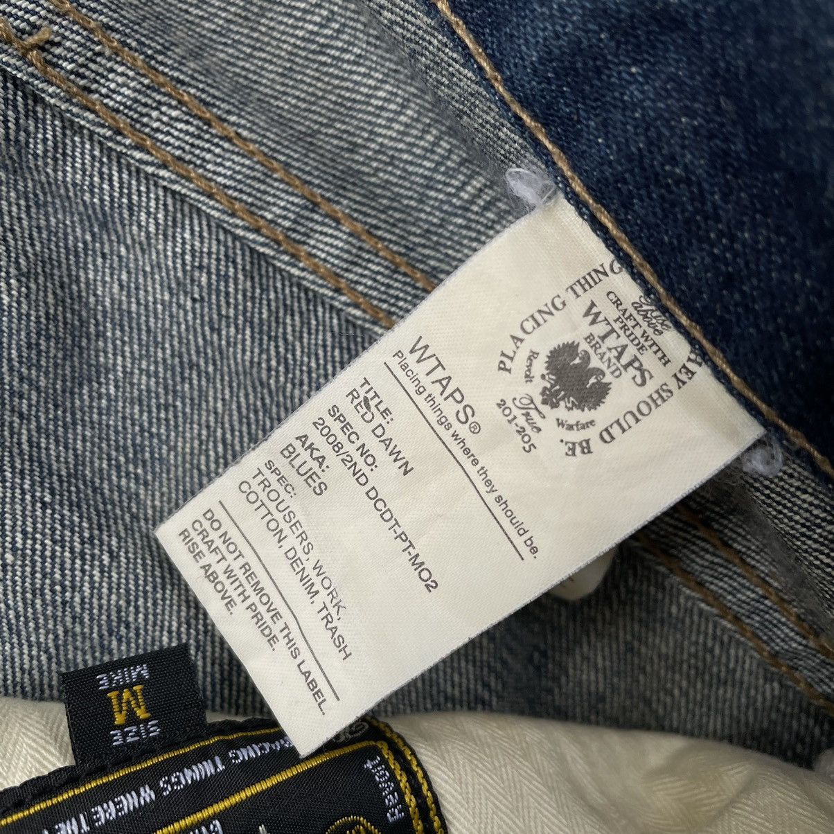 Wtaps WTAPS Extreme Distressed Patchwork Denim Selvedge Size US 34 / EU 50 - 12 Thumbnail