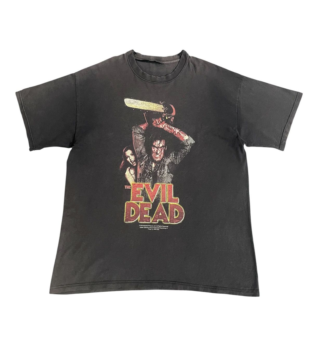 VINTAGE THE EVIL DEAD FADED MOVIE TEE