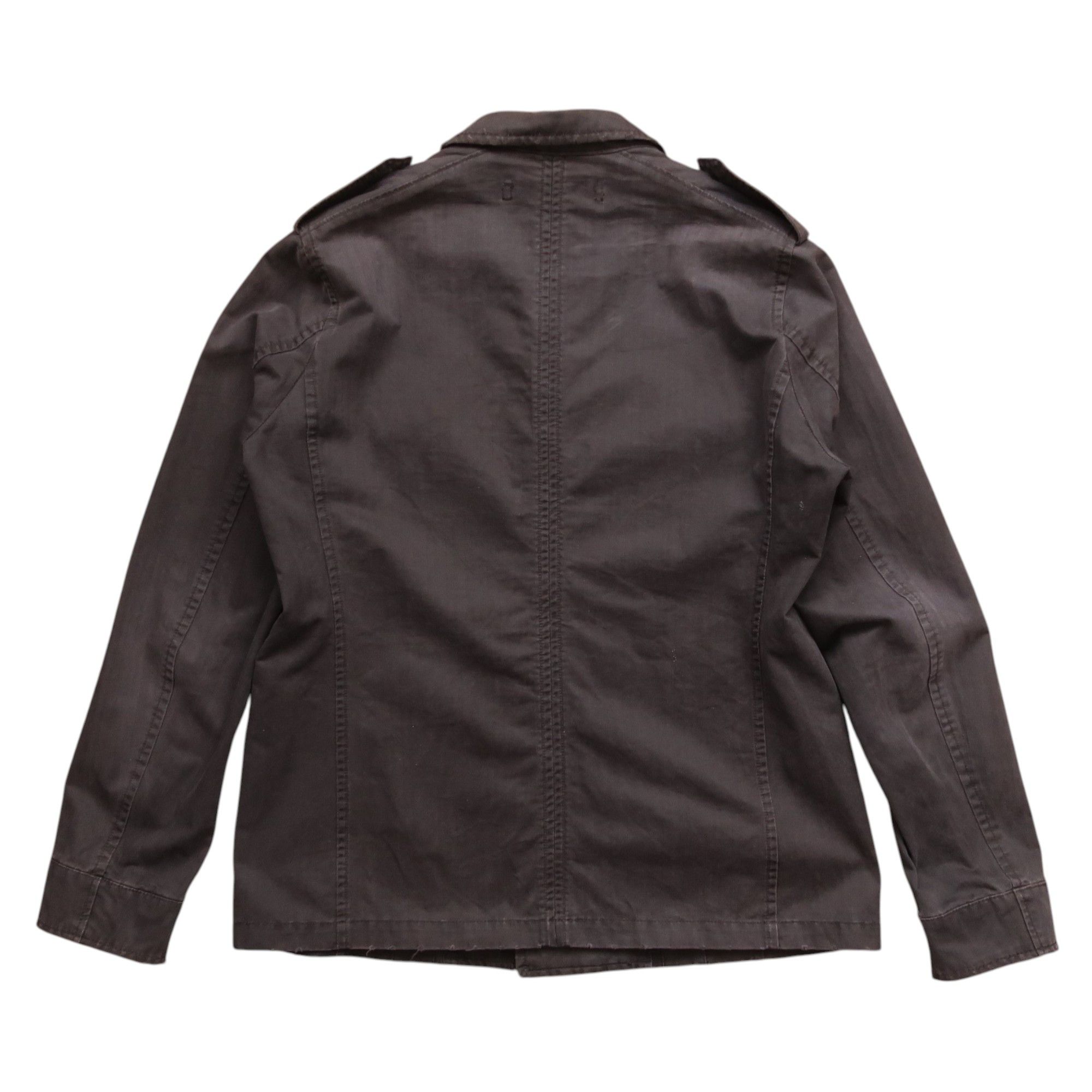 Japanese Brand 2000s Takeo Kikuchi Utility Military Jacket Distressed Size US M / EU 48-50 / 2 - 2 Thumbnail
