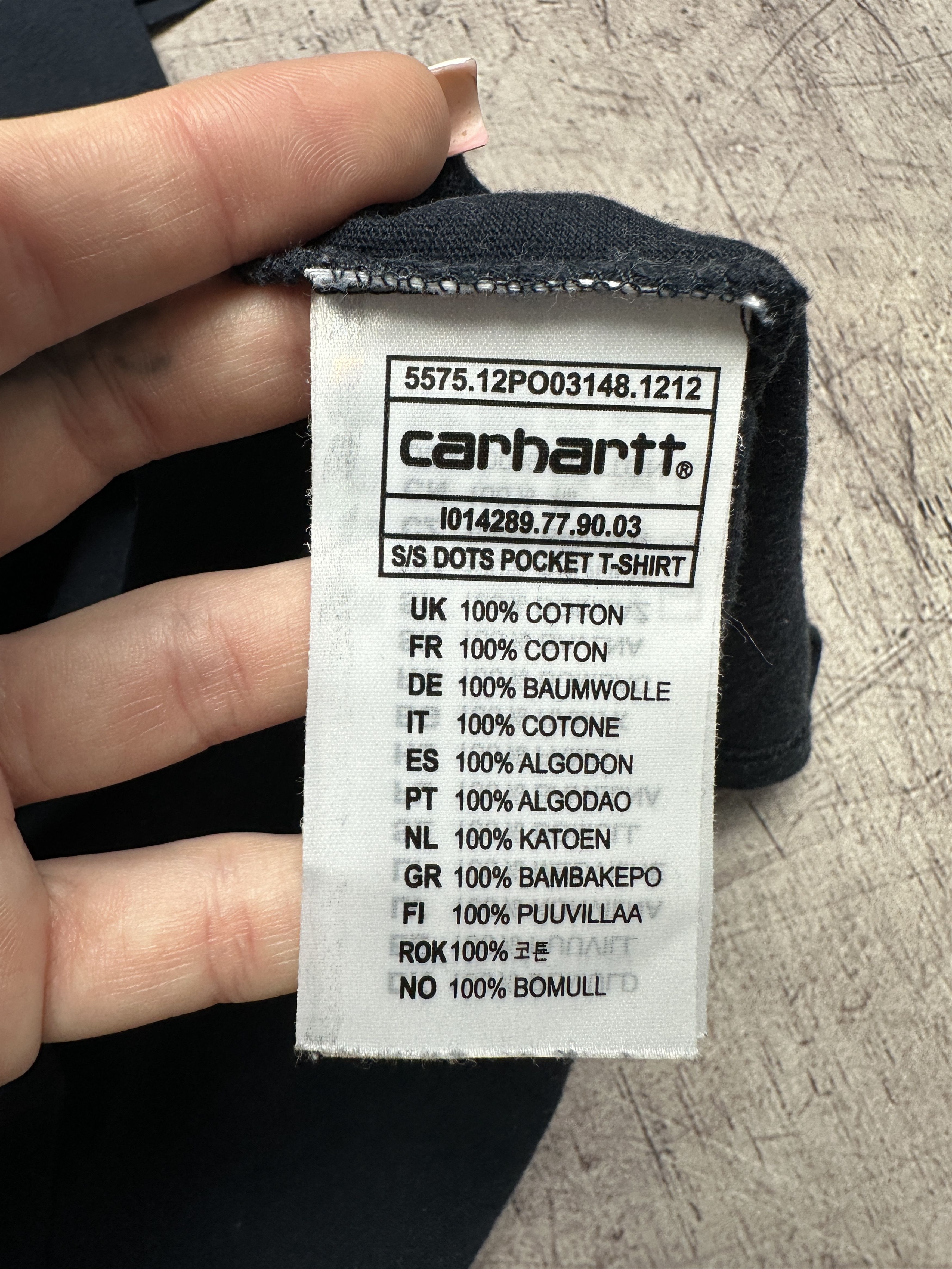 Carhartt Carhartt Mens Dots Pocket T-Shirt Size US S / EU 44-46 / 1 - 5 Thumbnail