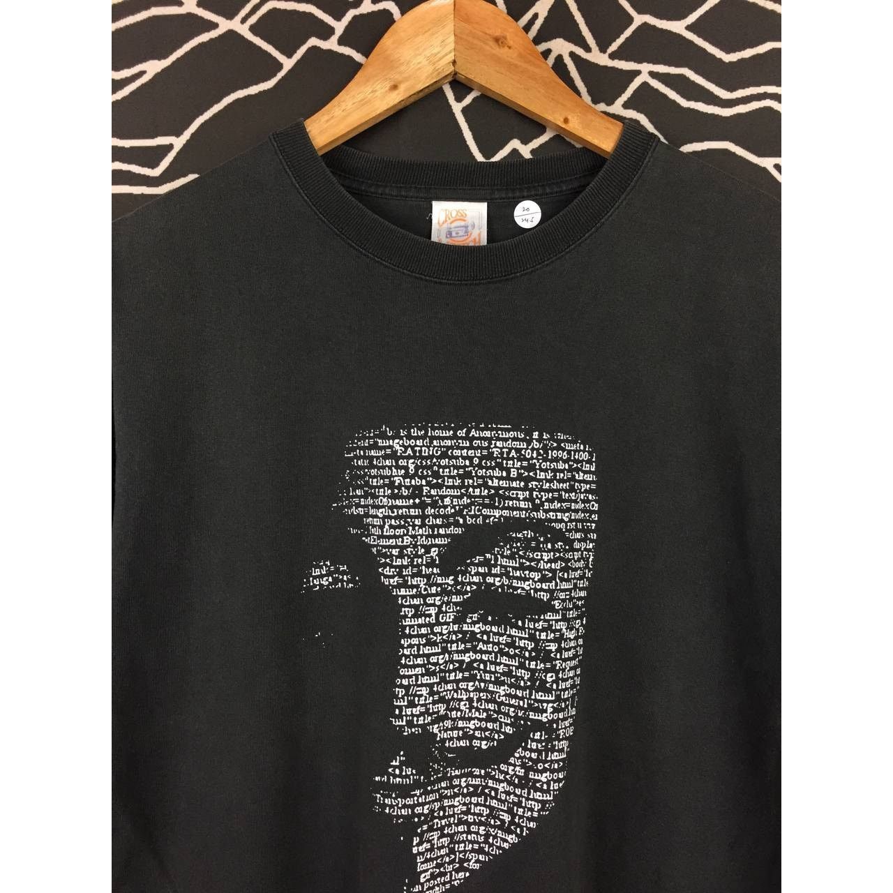 Japanese Brand Anonymous Guy Fawkes V For Vendetta Inspired Movie Tee Size US M / EU 48-50 / 2 - 3 Thumbnail