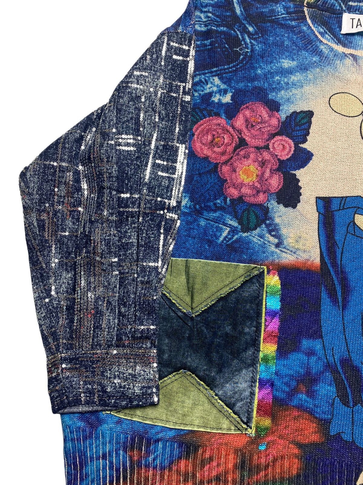 Other 2000s Take Image - Sequin Knitted Sweater Size US L / EU 52-54 / 3 - 7 Thumbnail