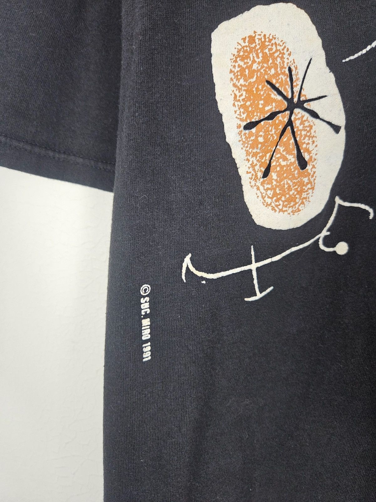 Vintage Vintage 90s Succ Joan Miro Art Printed Tee shirt Size US XL / EU 56 / 4 - 4 Thumbnail