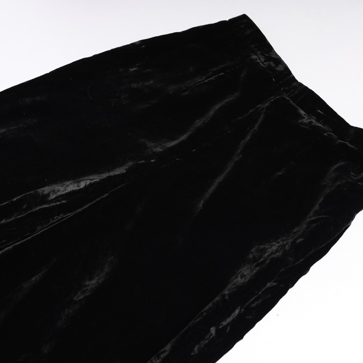 Giorgio Armani Giorgio Armani Vintage Velour Soft Pants Trousers Black Size 27" / US 4 / IT 40 - 8 Thumbnail